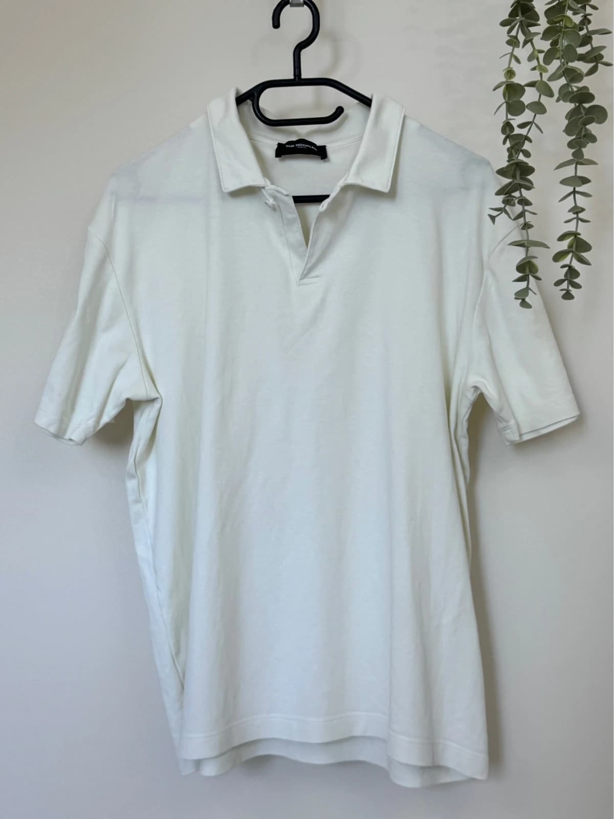 Polo jersey The Kooples blanc cassé taille M - Photo 2/7