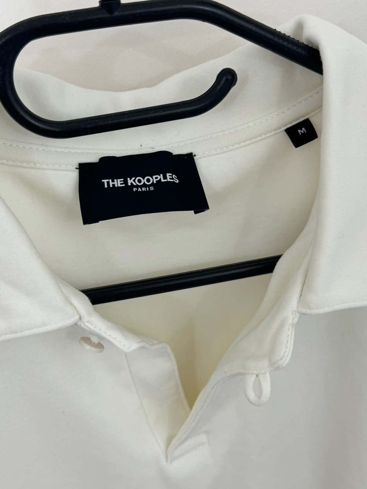 Polo jersey The Kooples blanc cassé taille M - Photo 4/7