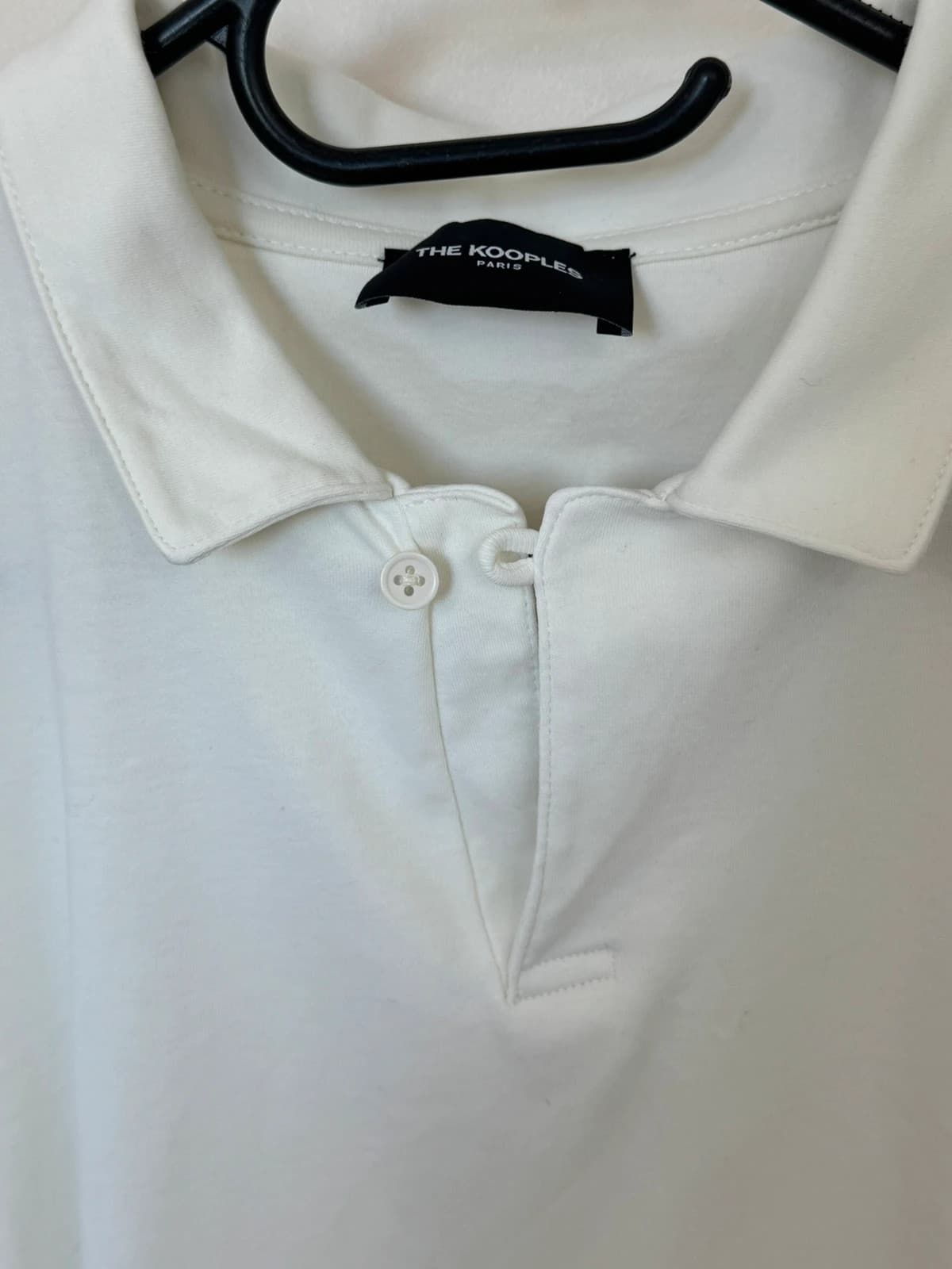 Polo jersey The Kooples blanc cassé taille M - Photo 5/7