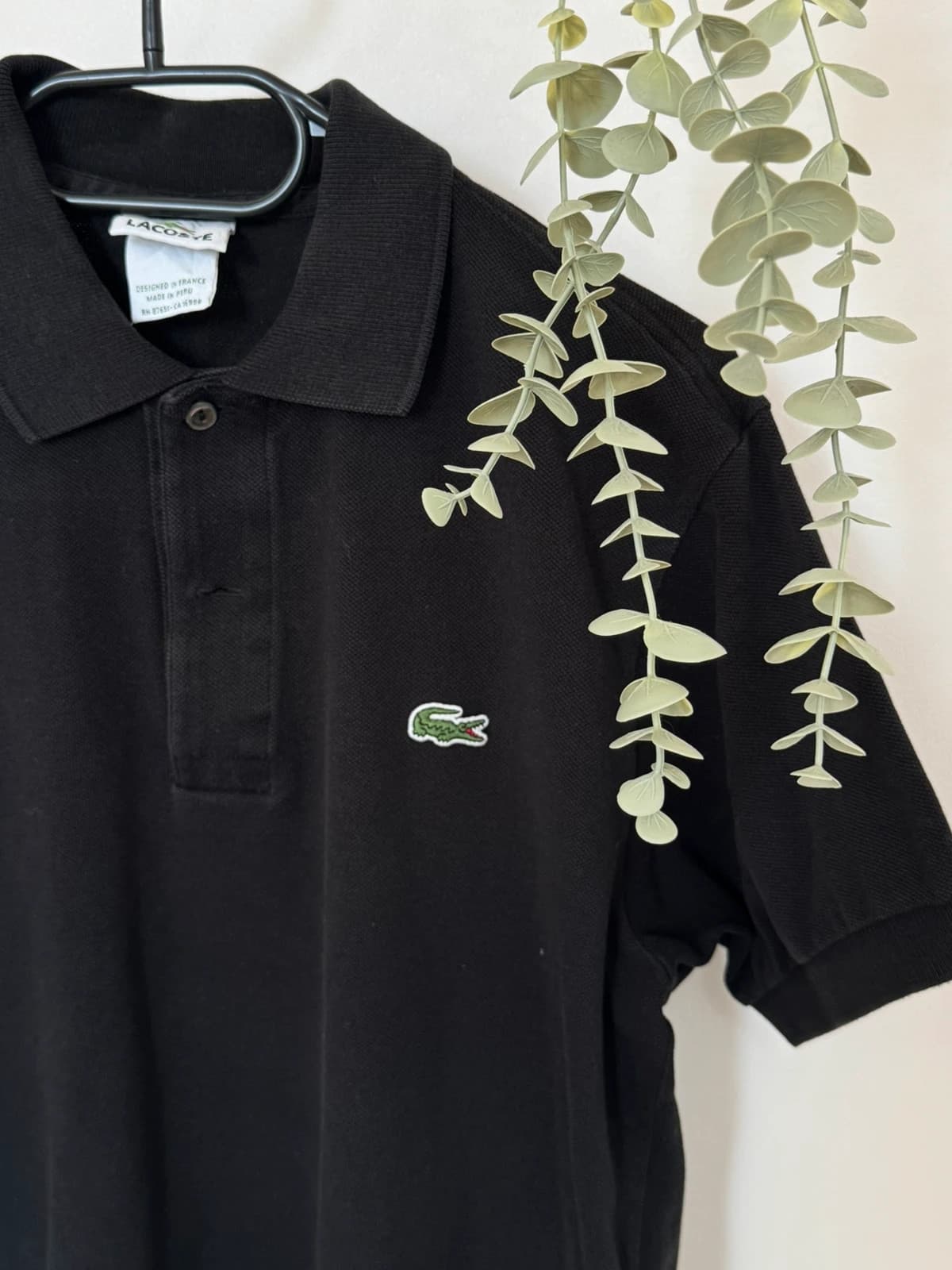 Polo piqué Lacoste noir taille 3/S - PP2603412 - Photo 3/9