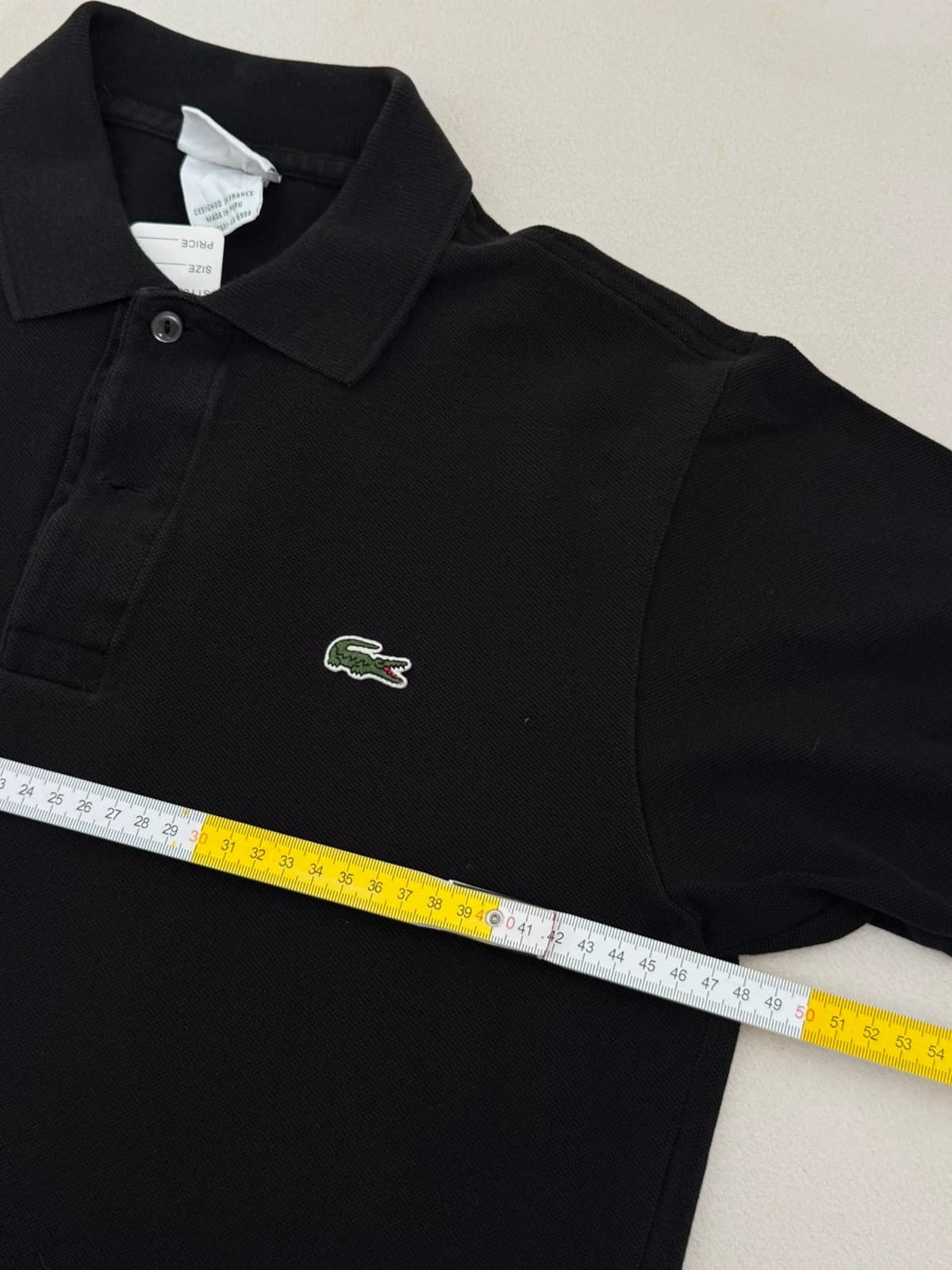 Polo piqué Lacoste noir taille 3/S - PP2603412 - Photo 8/9