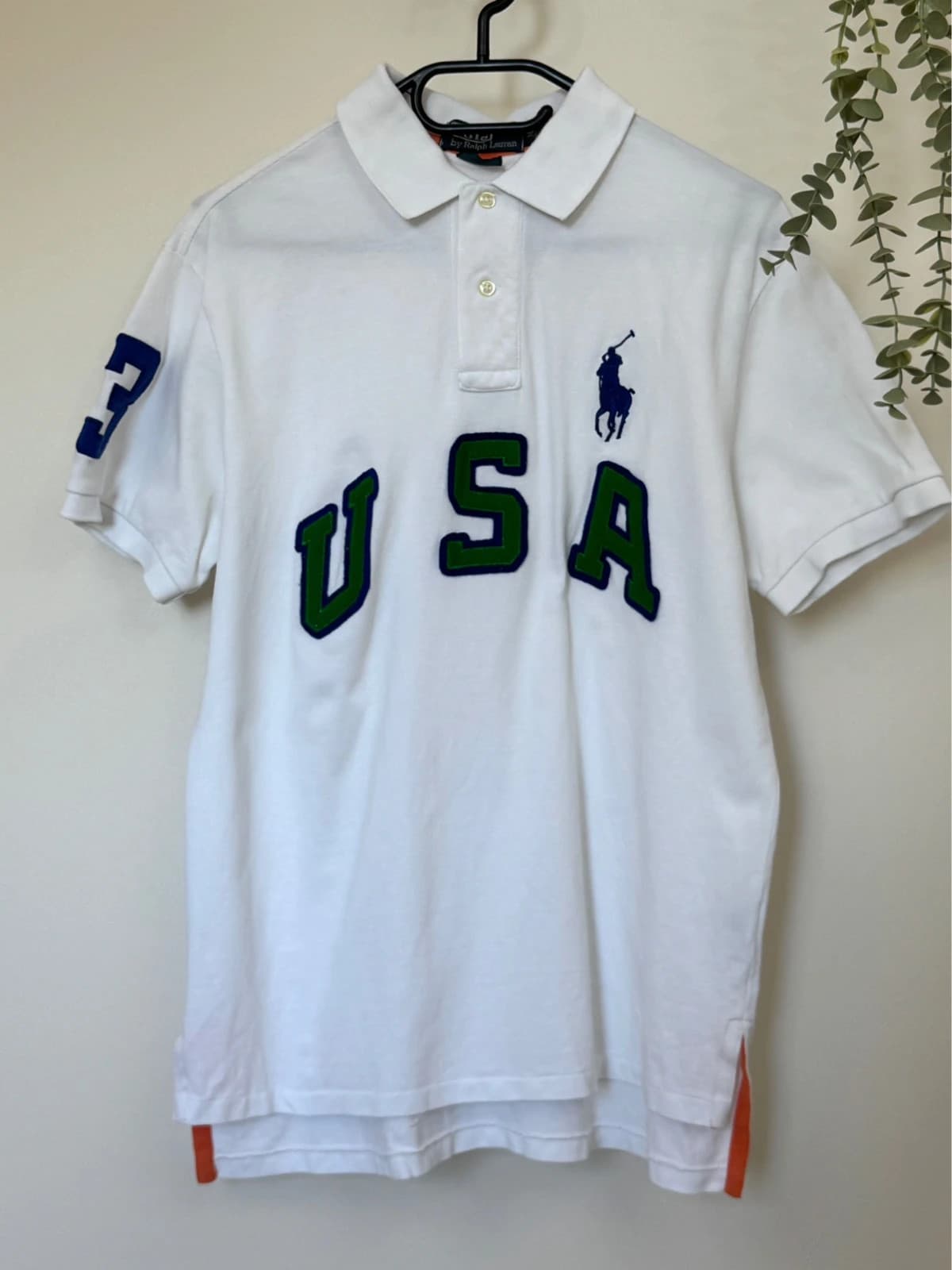 Polo piqué custom fit Polo Ralph Lauren blanc USA taille M - PP2603355 - Photo 2/9
