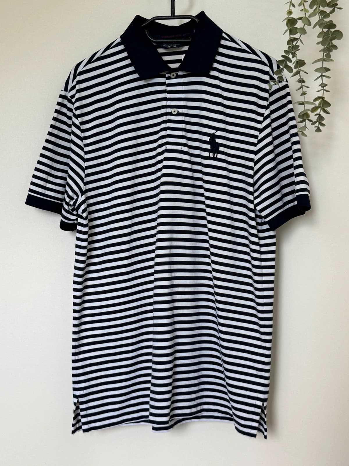 Polo golf rayé performance Polo Ralph Lauren bleu blanc taille M - PP2603283 - Photo 2/8