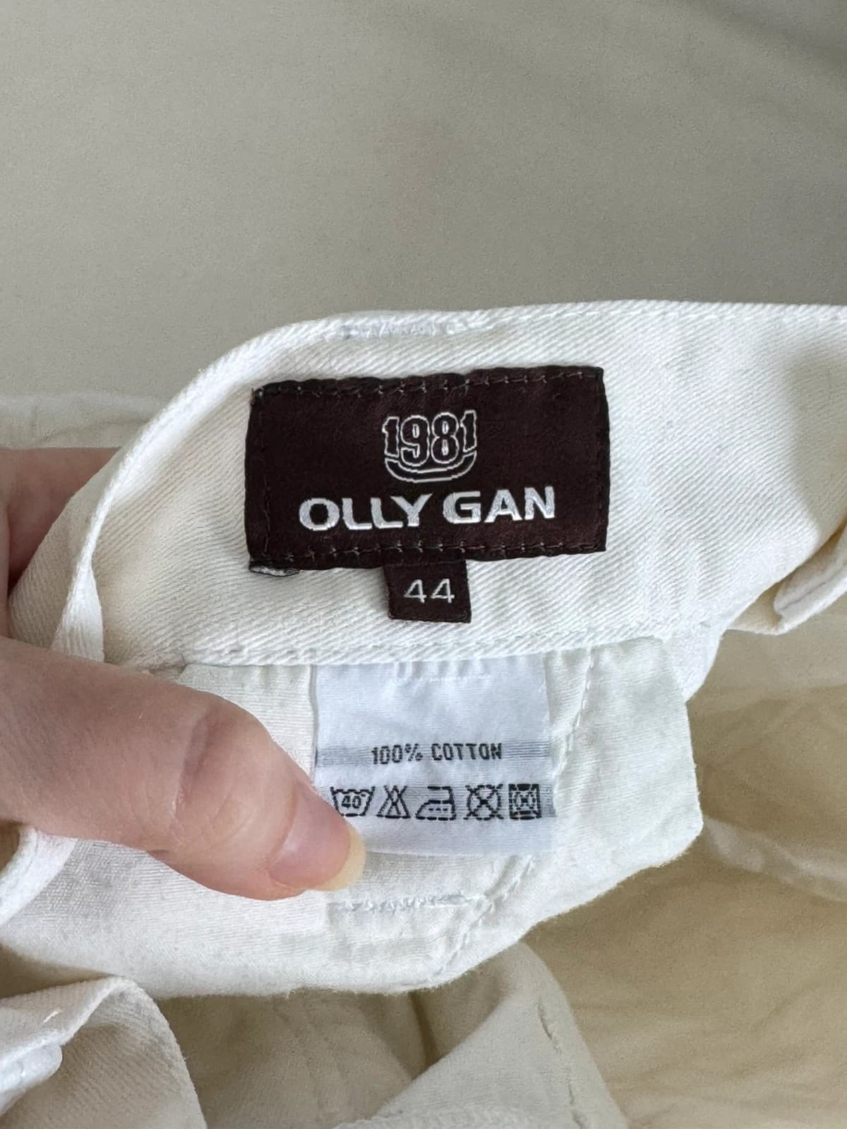 Bermuda cargo Olly Gan blanc cassé taille 44/L - Photo 8/10