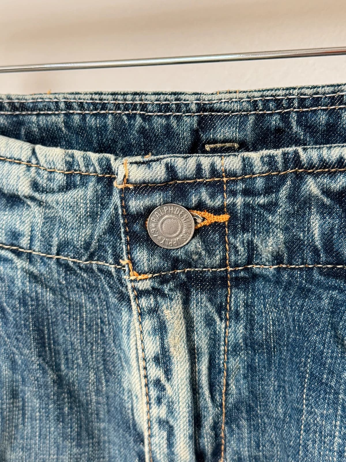 Jupe en jean Denim & Supply bleue taille 26/XS - Photo 3/11