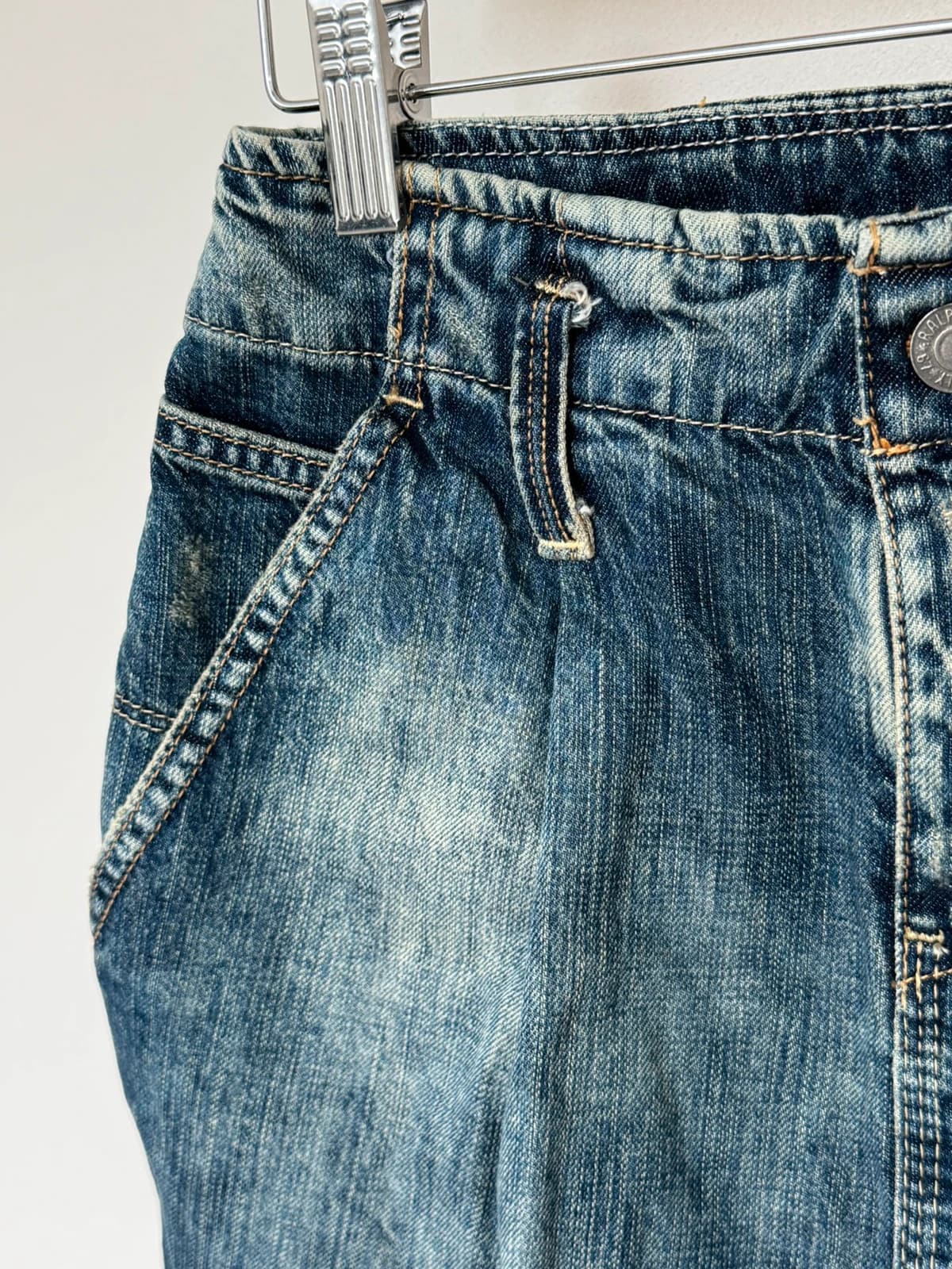 Jupe en jean Denim & Supply bleue taille 26/XS - Photo 4/11