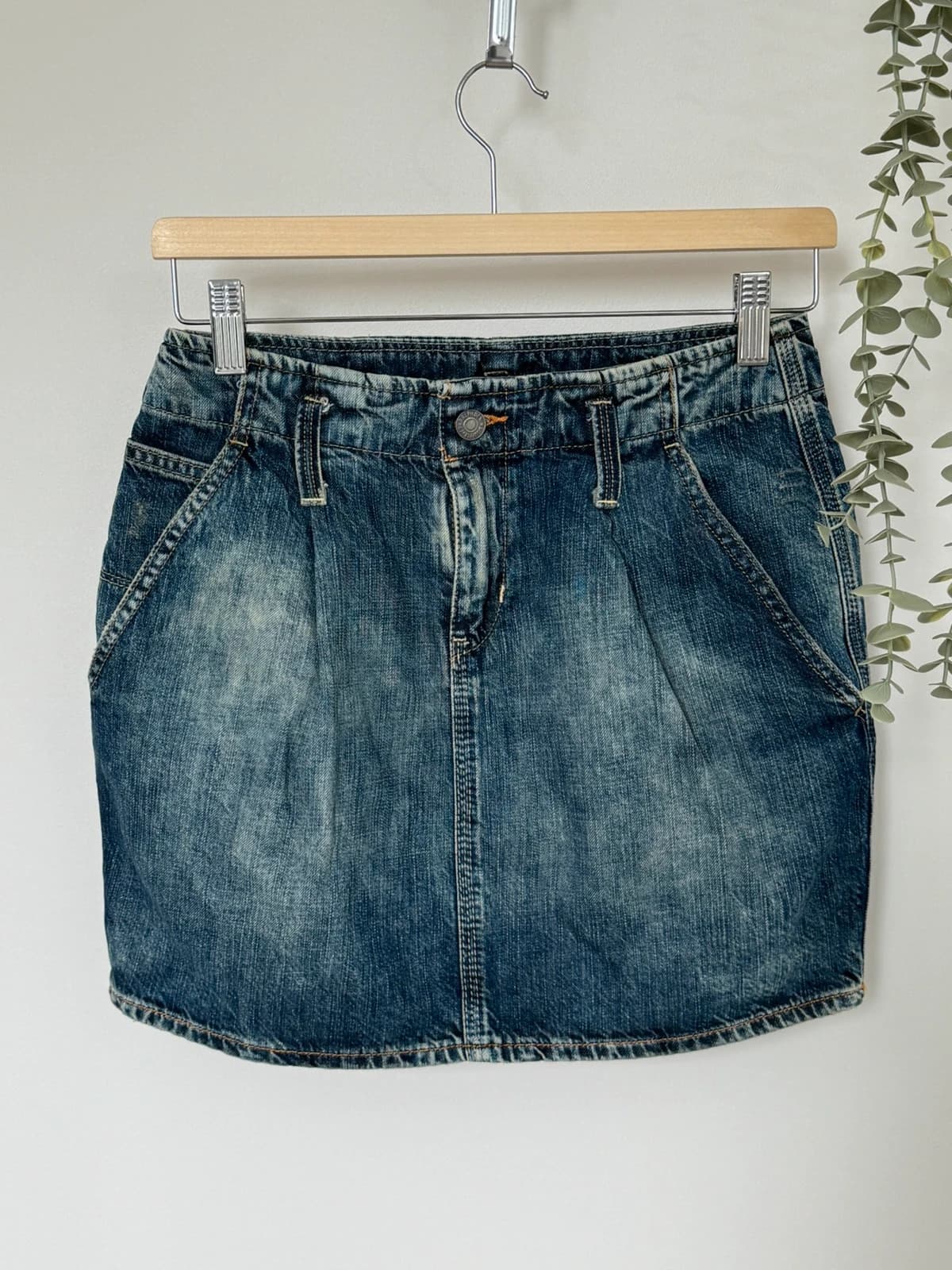 Jupe en jean Denim & Supply bleue taille 26/XS - Photo 2/11
