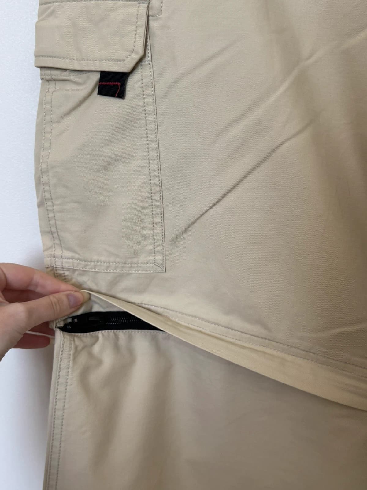 Pantalon cargo convertible short Aigle beige taille 46/XL - Photo 4/12