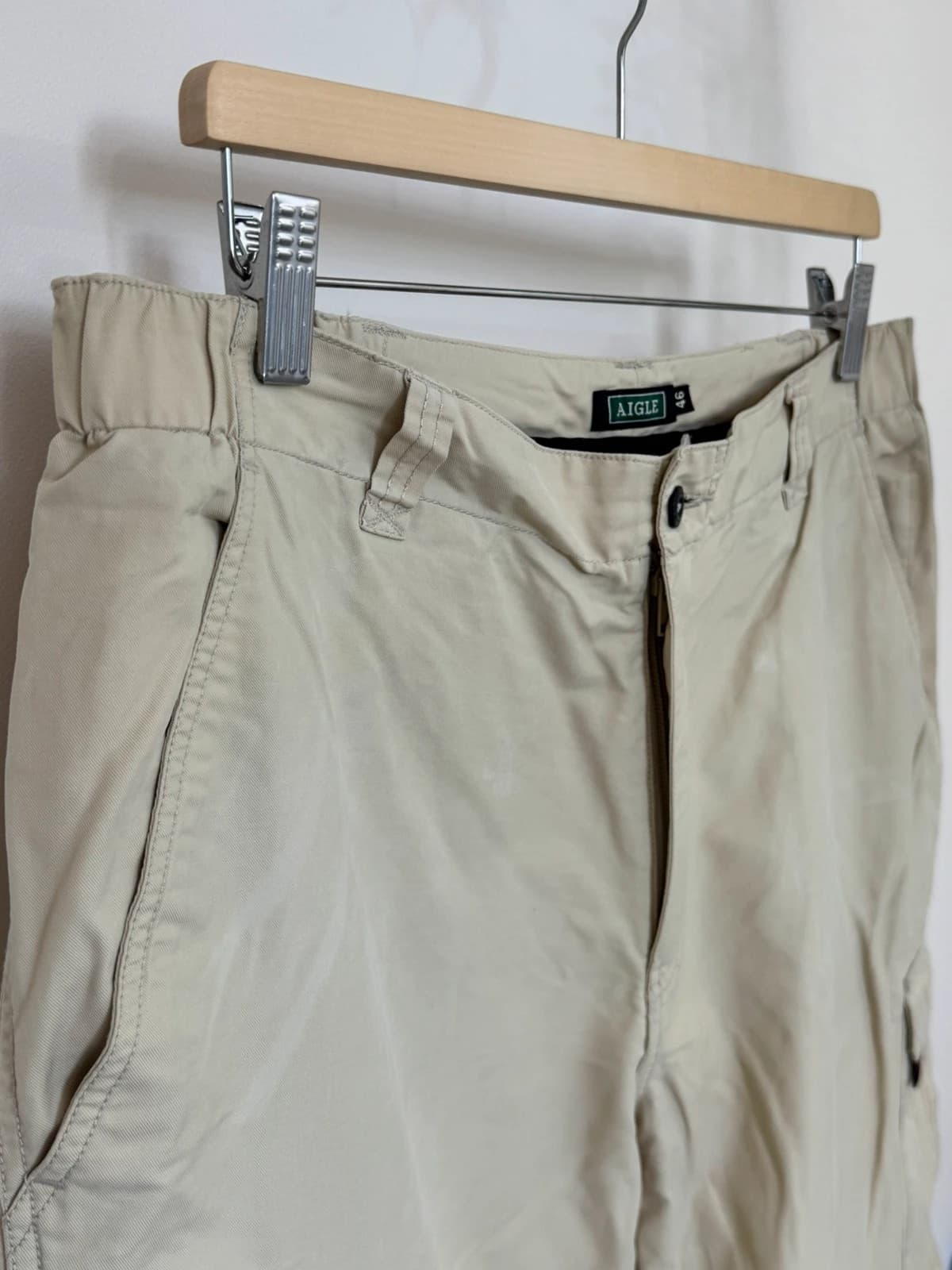 Pantalon cargo convertible short Aigle beige taille 46/XL - Photo 5/12