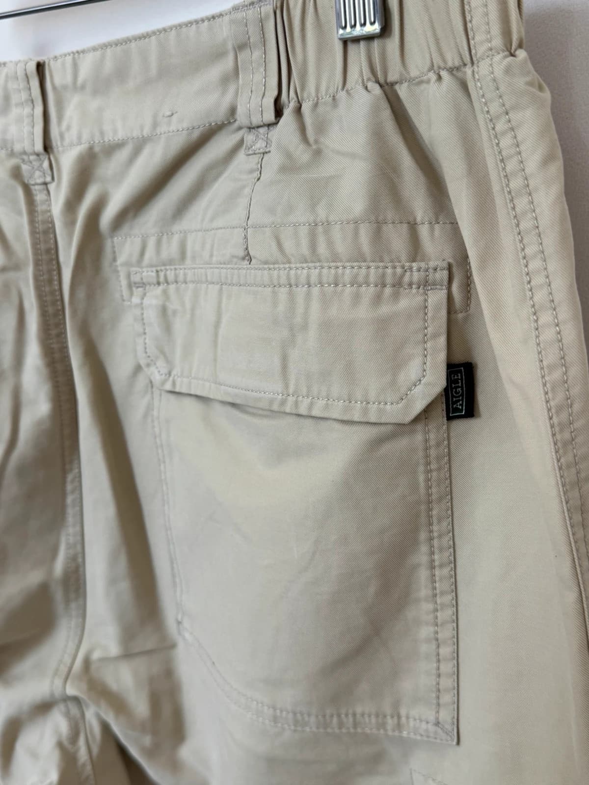 Pantalon cargo convertible short Aigle beige taille 46/XL - Photo 7/12