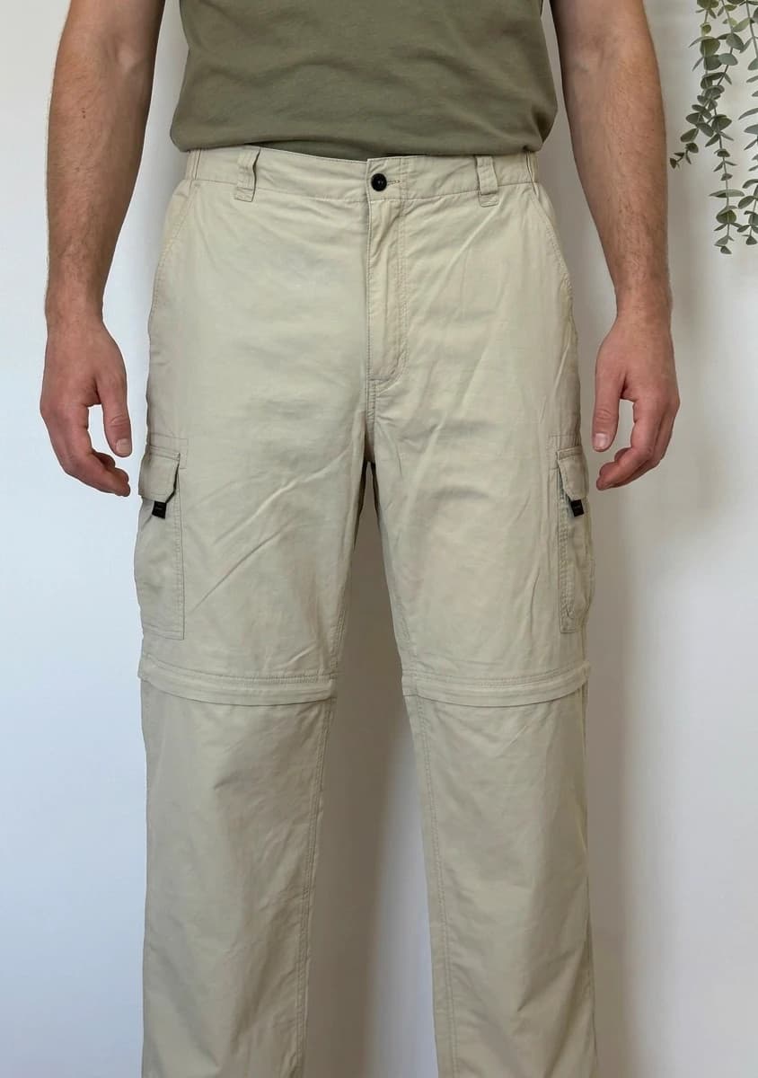 Pantalon cargo convertible short Aigle beige taille 46/XL - Photo 1/12