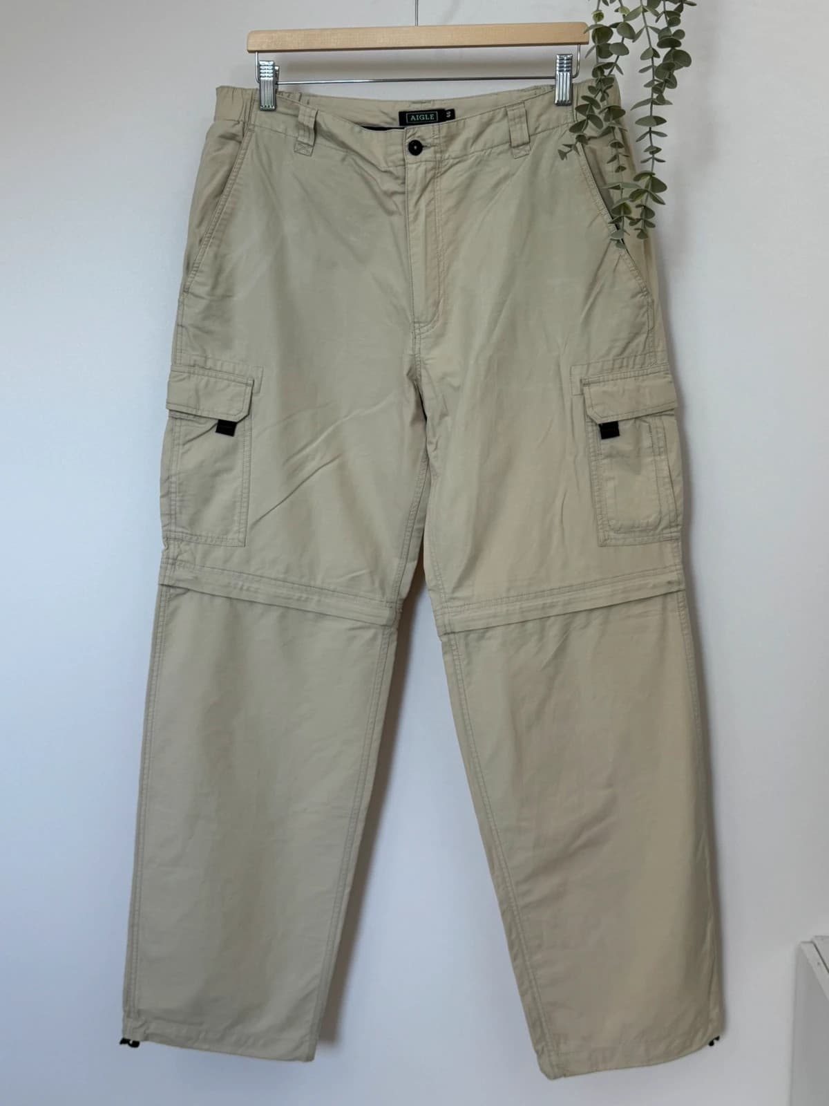 Pantalon cargo convertible short Aigle beige taille 46/XL - Photo 2/12