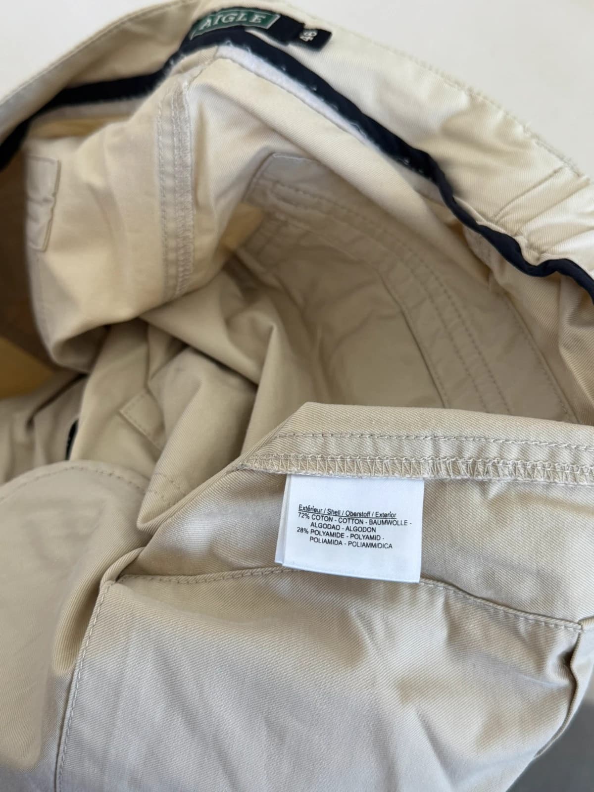 Pantalon cargo convertible short Aigle beige taille 46/XL - Photo 9/12