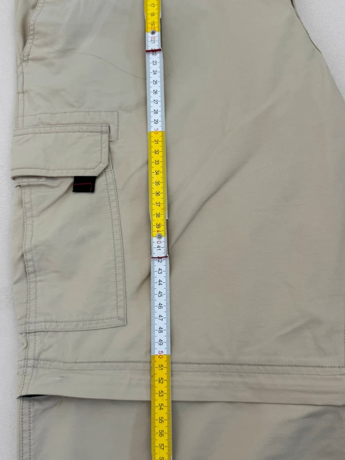 Pantalon cargo convertible short Aigle beige taille 46/XL - Photo 11/12