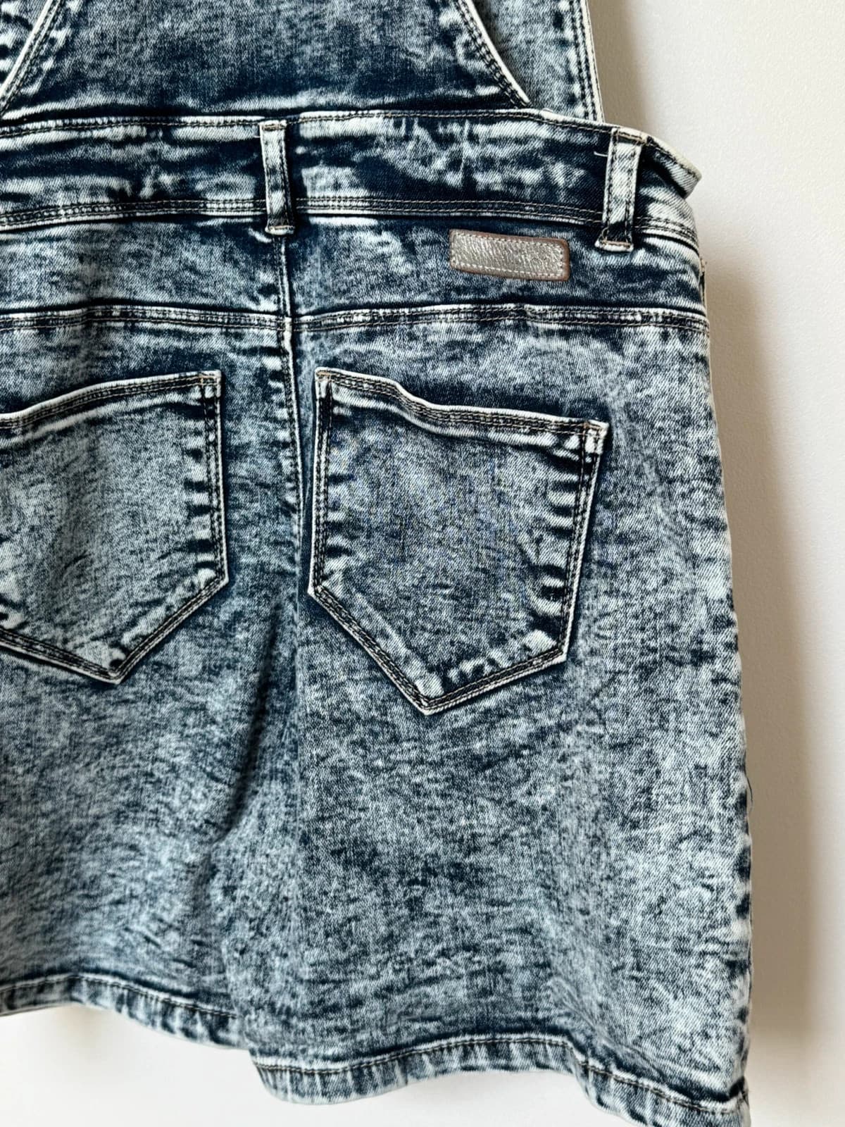 Salopette short denim IKKS bleu chiné taille S - SC260596 - Photo 8/11