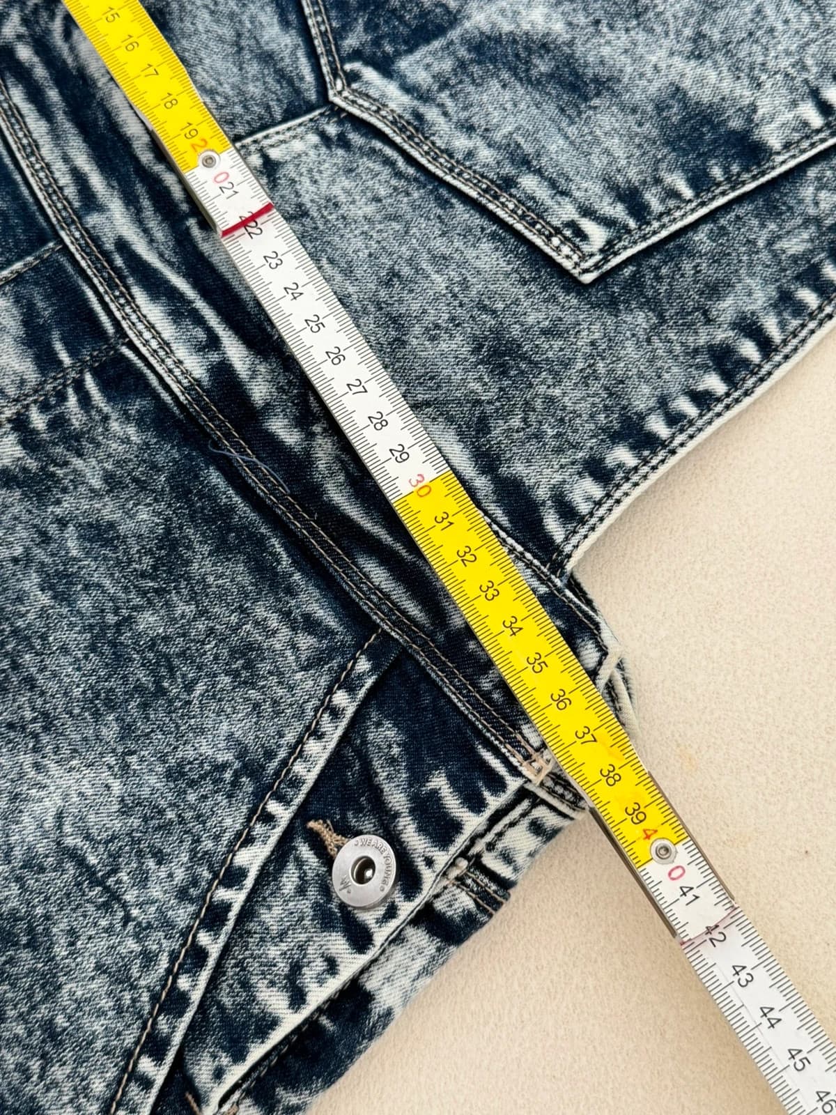 Salopette short denim IKKS bleu chiné taille S - SC260596 - Photo 11/11