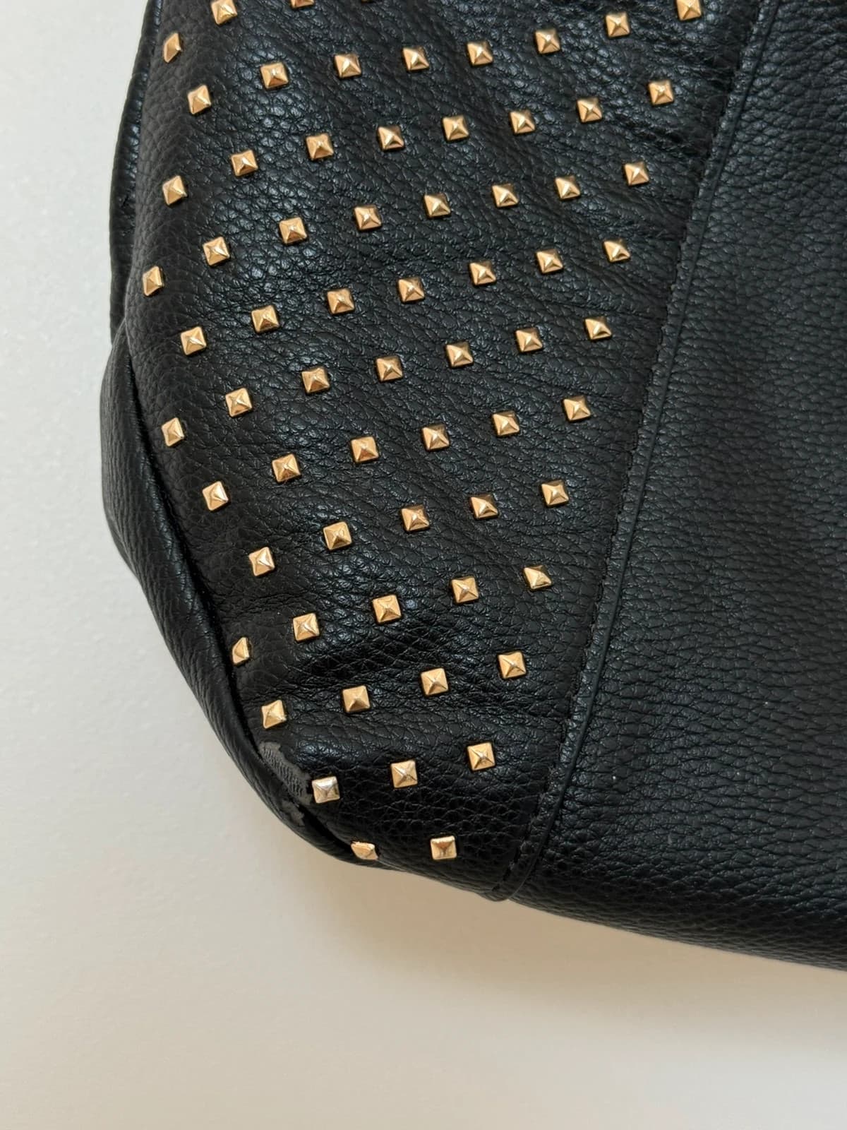 Sac à main bandoulière Liu Jo noir clous dorés - Photo 7/18