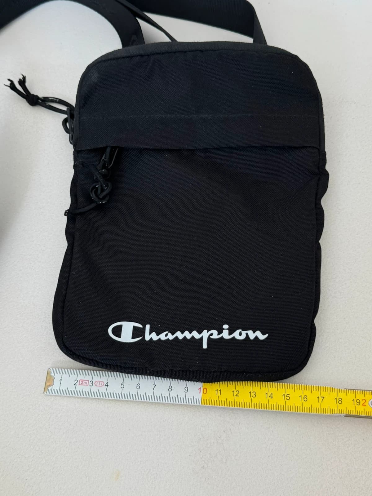 Sacoche bandoulière Champion noire logo blanc one size streetwear - Photo 9/10