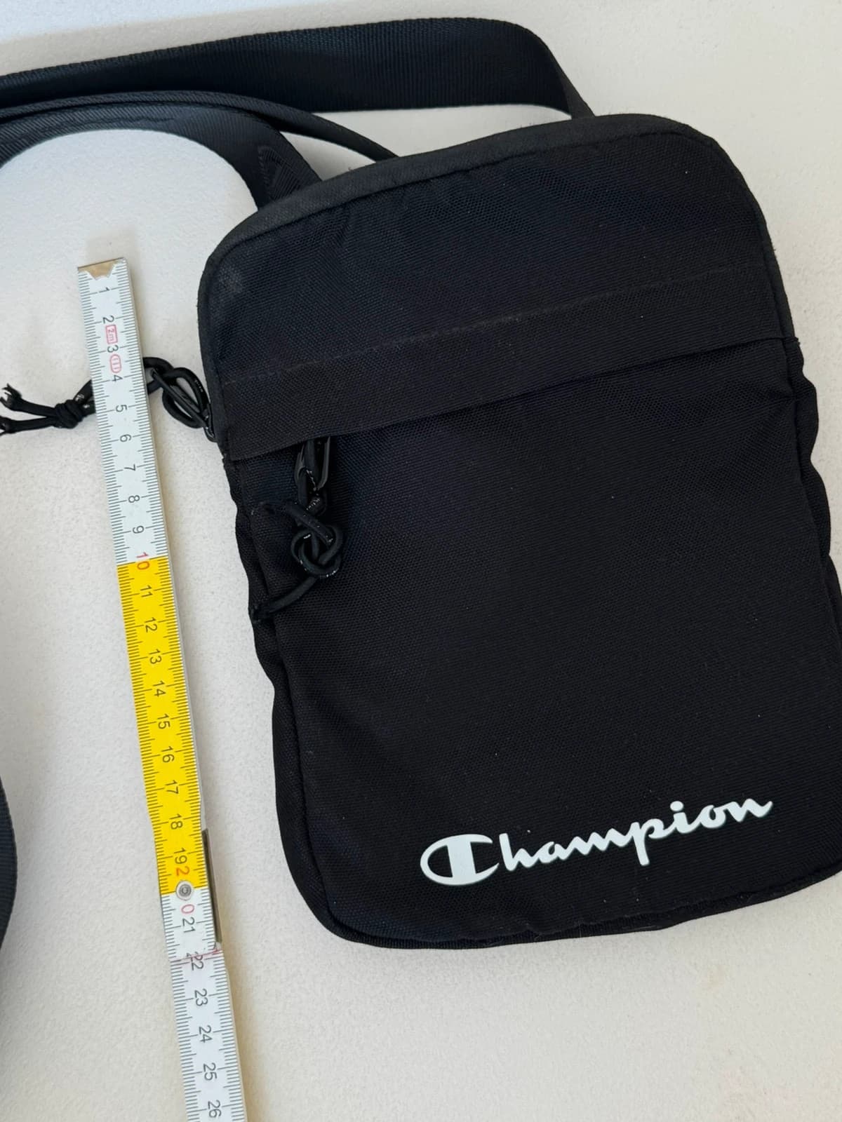 Sacoche bandoulière Champion noire logo blanc one size streetwear - Photo 10/10