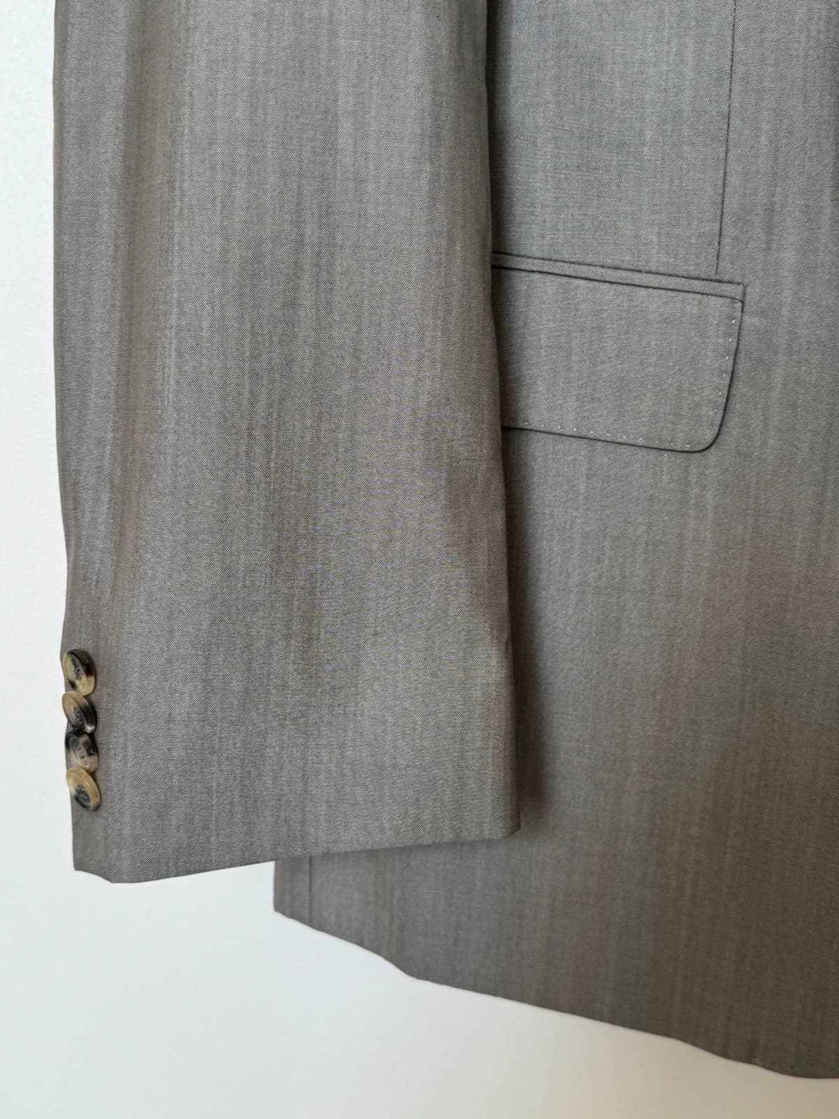 Veste blazer BOSS Hugo Boss gris argenté laine soie taille 56/XL - VG260574 - Photo 3/12