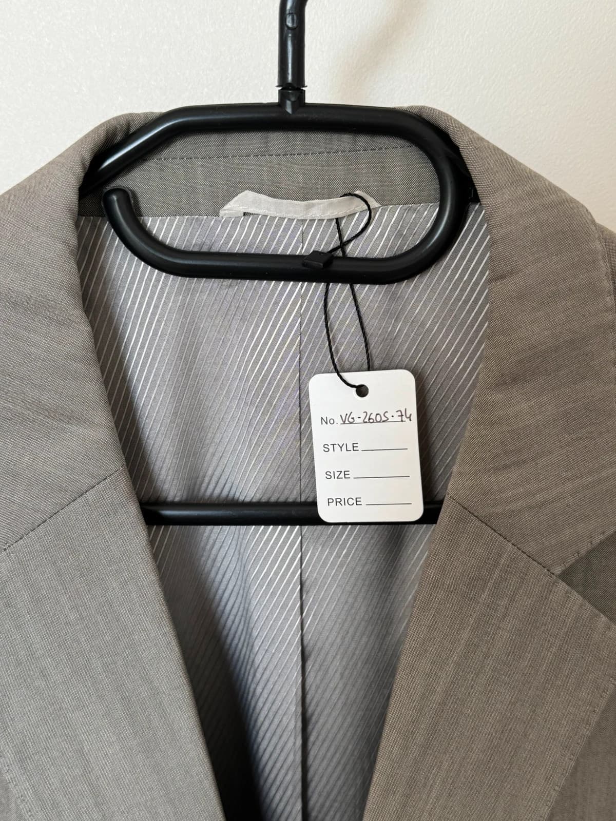 Veste blazer BOSS Hugo Boss gris argenté laine soie taille 56/XL - VG260574 - Photo 4/12