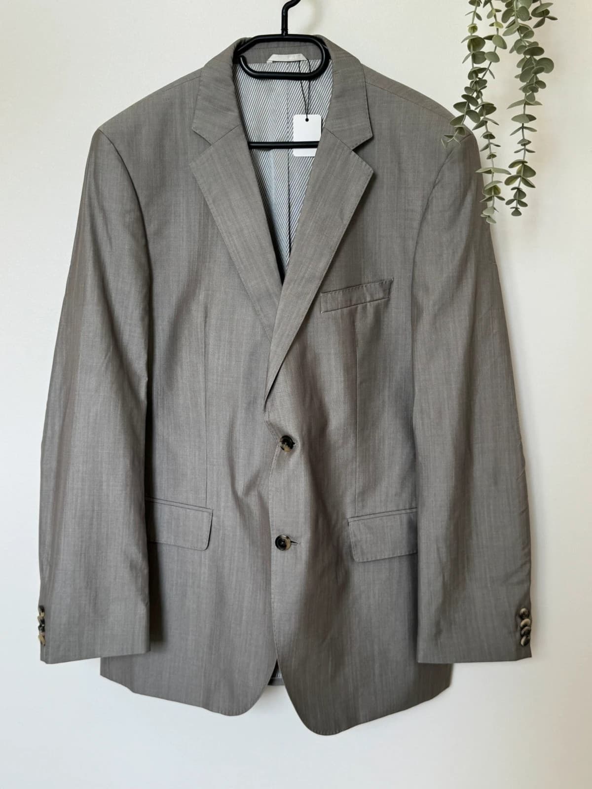 Veste blazer BOSS Hugo Boss gris argenté laine soie taille 56/XL - VG260574 - Photo 2/12