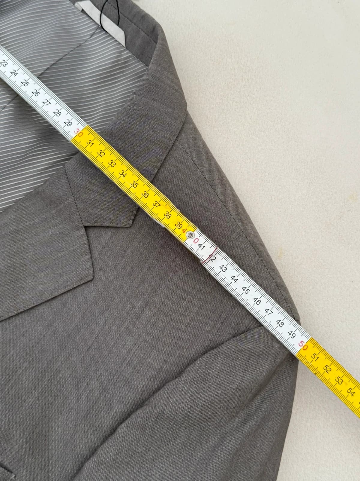 Veste blazer BOSS Hugo Boss gris argenté laine soie taille 56/XL - VG260574 - Photo 11/12