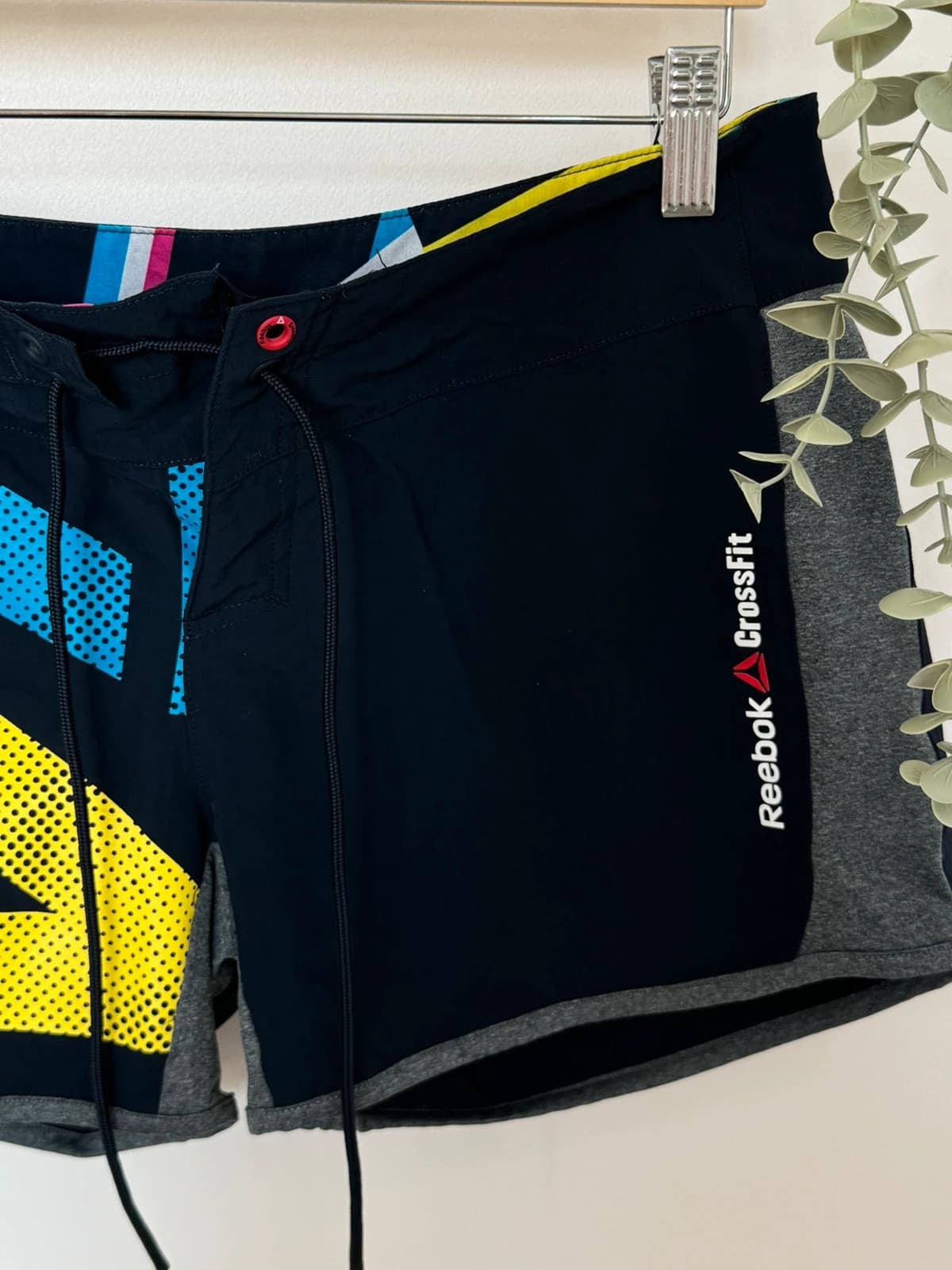 Short Reebok CrossFit bleu marine/noir graphique AMRAP taille XS - SK260696 - Photo 8/13