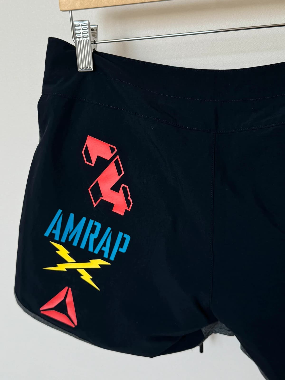 Short Reebok CrossFit bleu marine/noir graphique AMRAP taille XS - SK260696 - Photo 10/13
