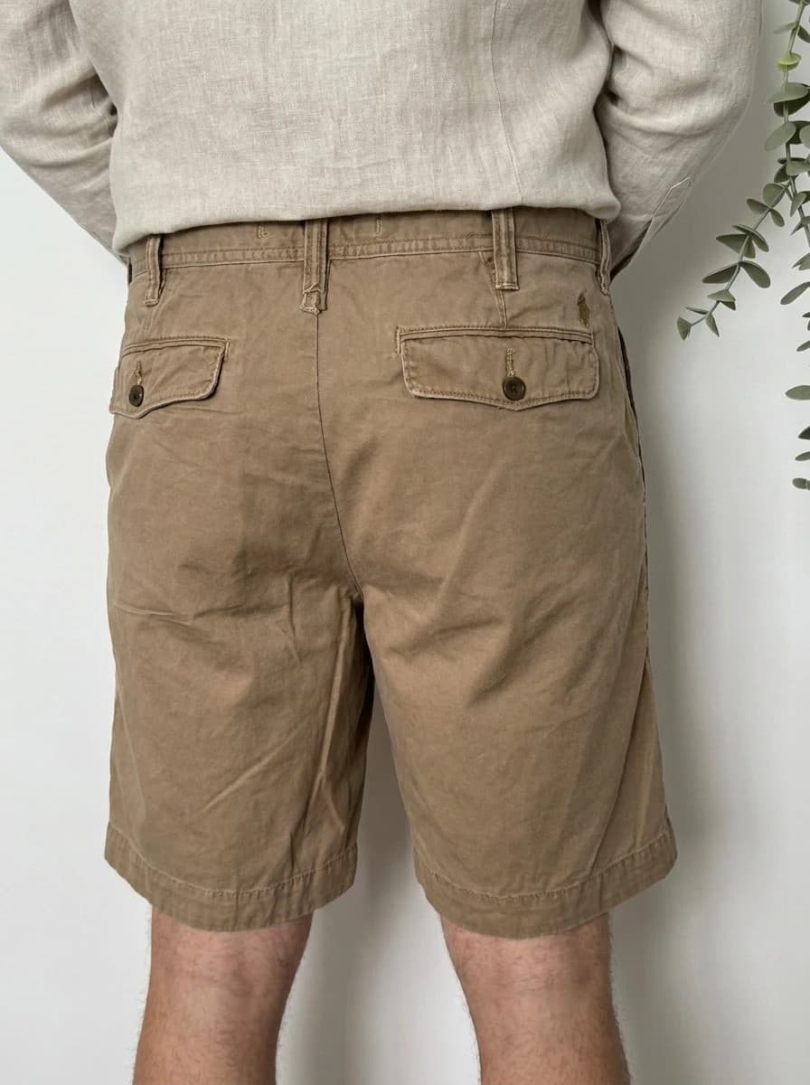 Short chino Polo Ralph Lauren Relaxed Fit marron clair taille W35 - SK260688 - Photo 1/12