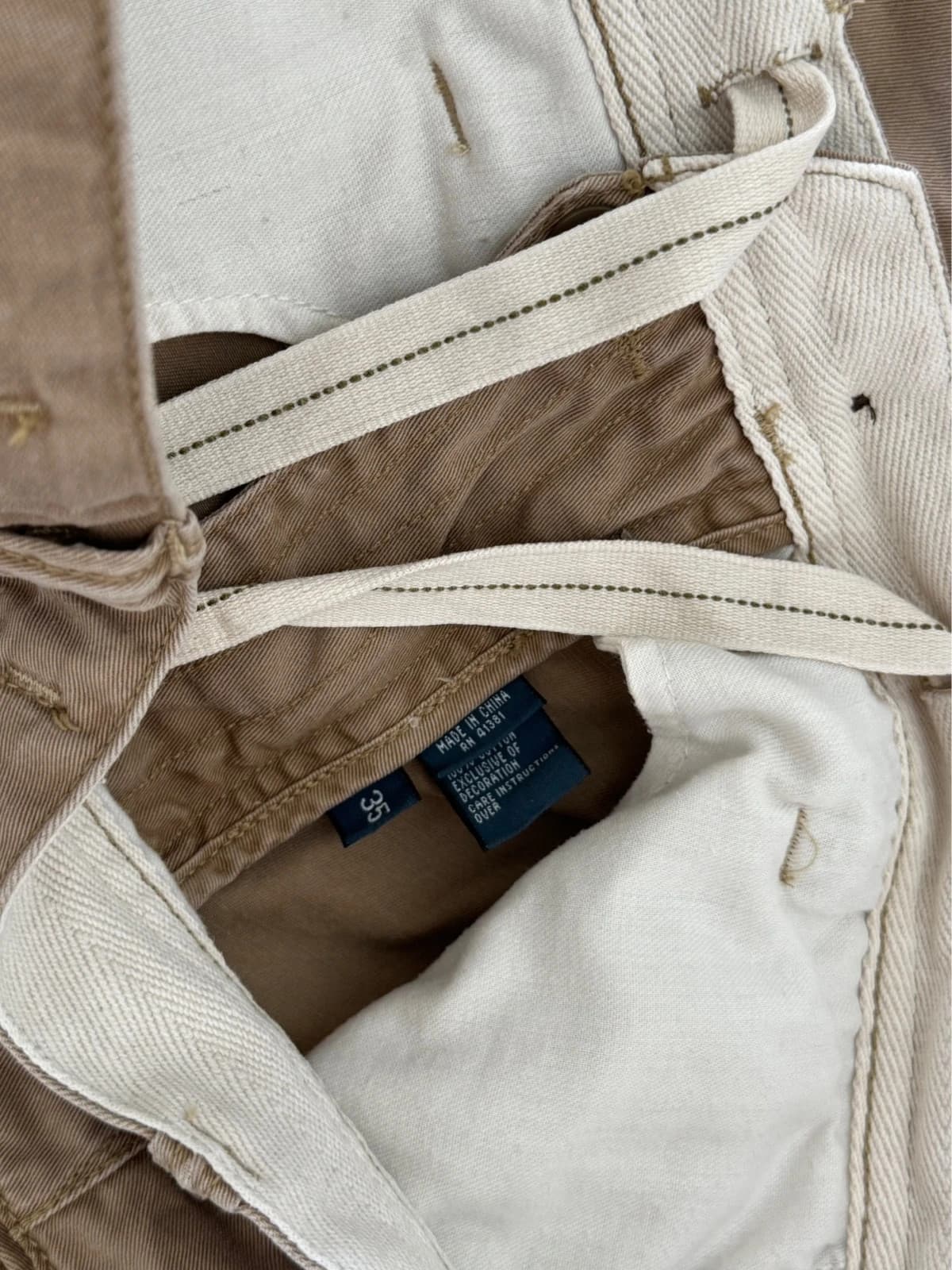 Short chino Polo Ralph Lauren Relaxed Fit marron clair taille W35 - SK260688 - Photo 5/12