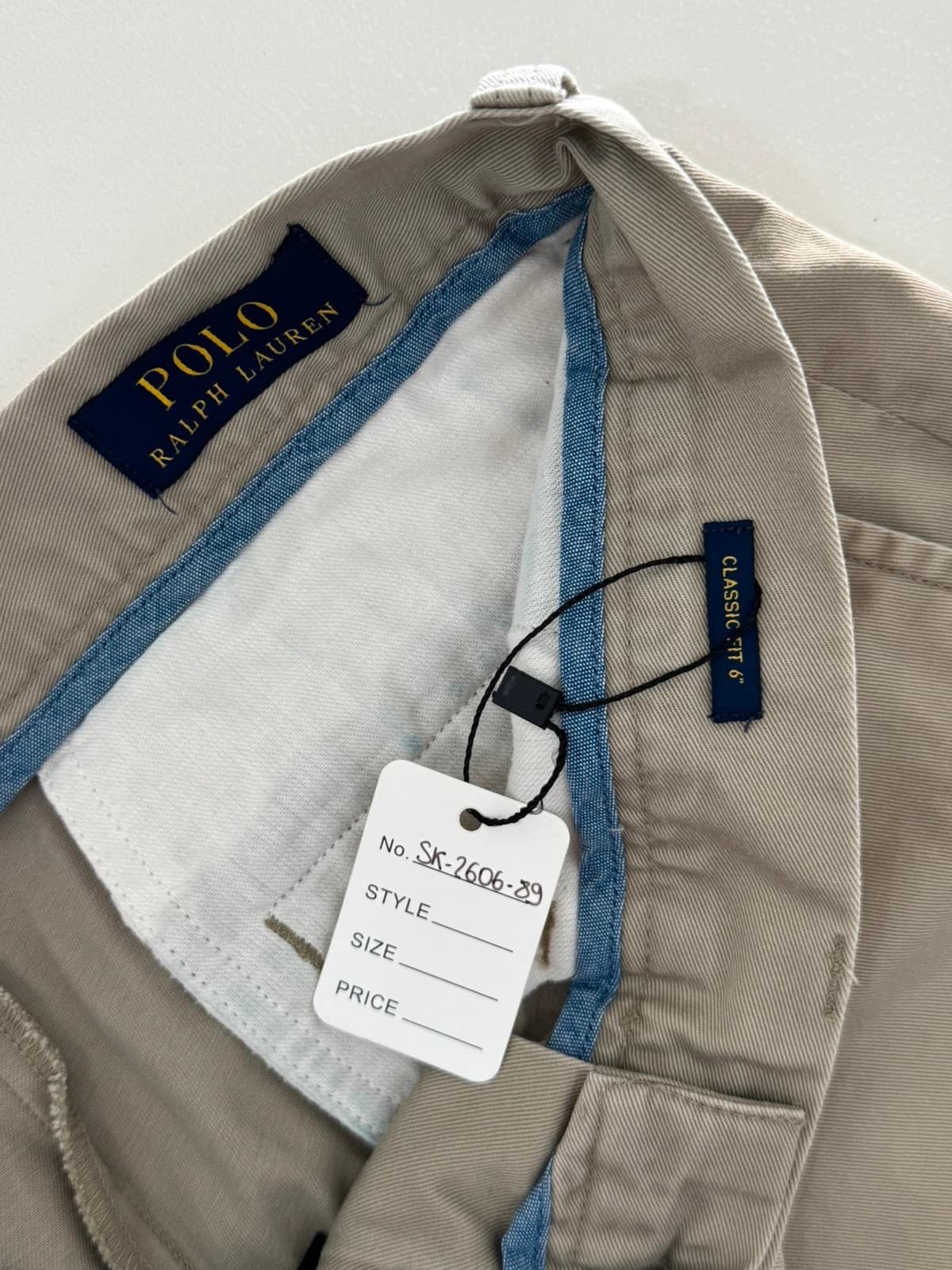 Short chino Polo Ralph Lauren Classic Fit 6 pouces beige taille W31 - SK260689 - Photo 5/9