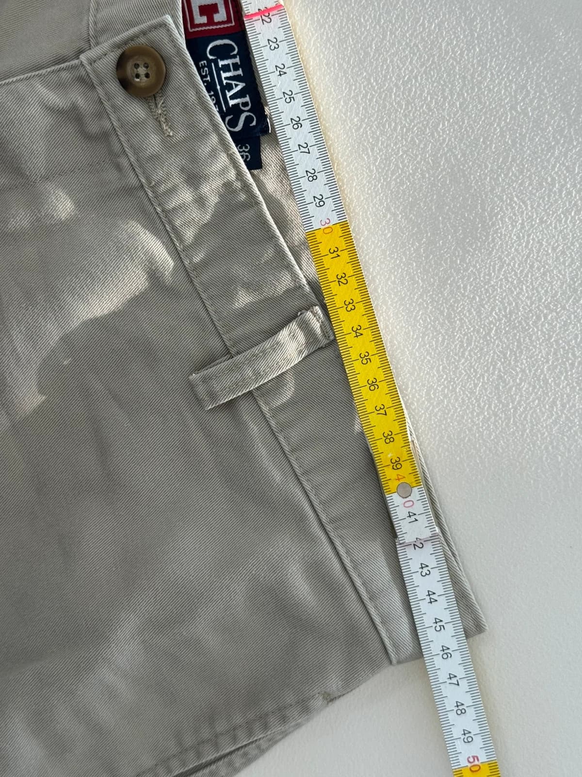 Short chino Chaps beige sable taille W36 - SK260662 - Photo 6/7