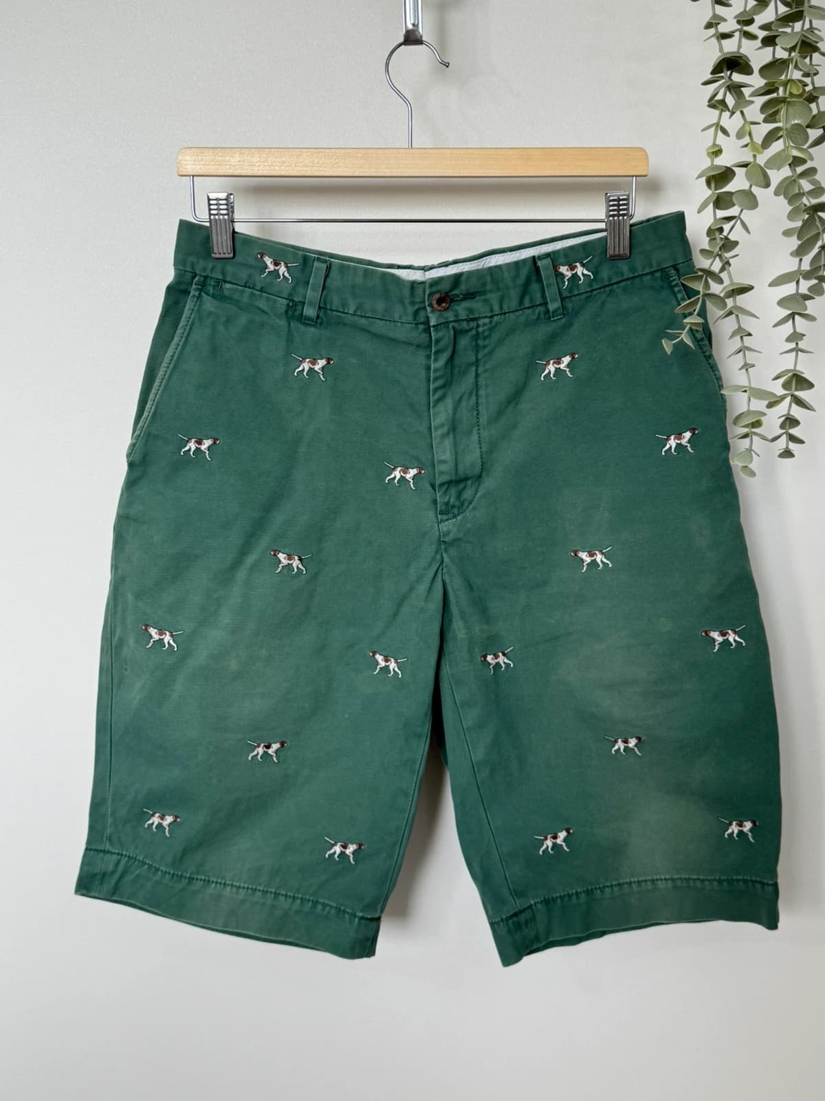 Short chino Polo Ralph Lauren vert brodé chiens taille W33 - SK26067 - Photo 2/10