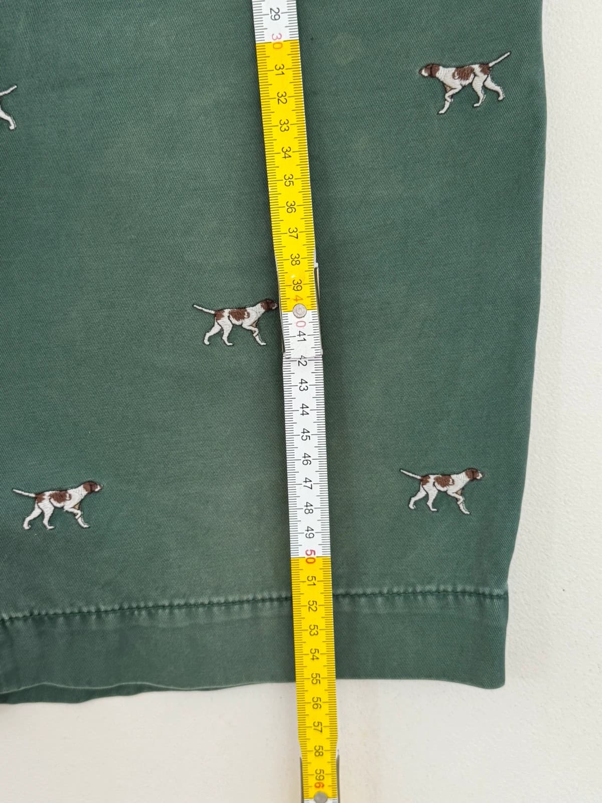 Short chino Polo Ralph Lauren vert brodé chiens taille W33 - SK26067 - Photo 10/10
