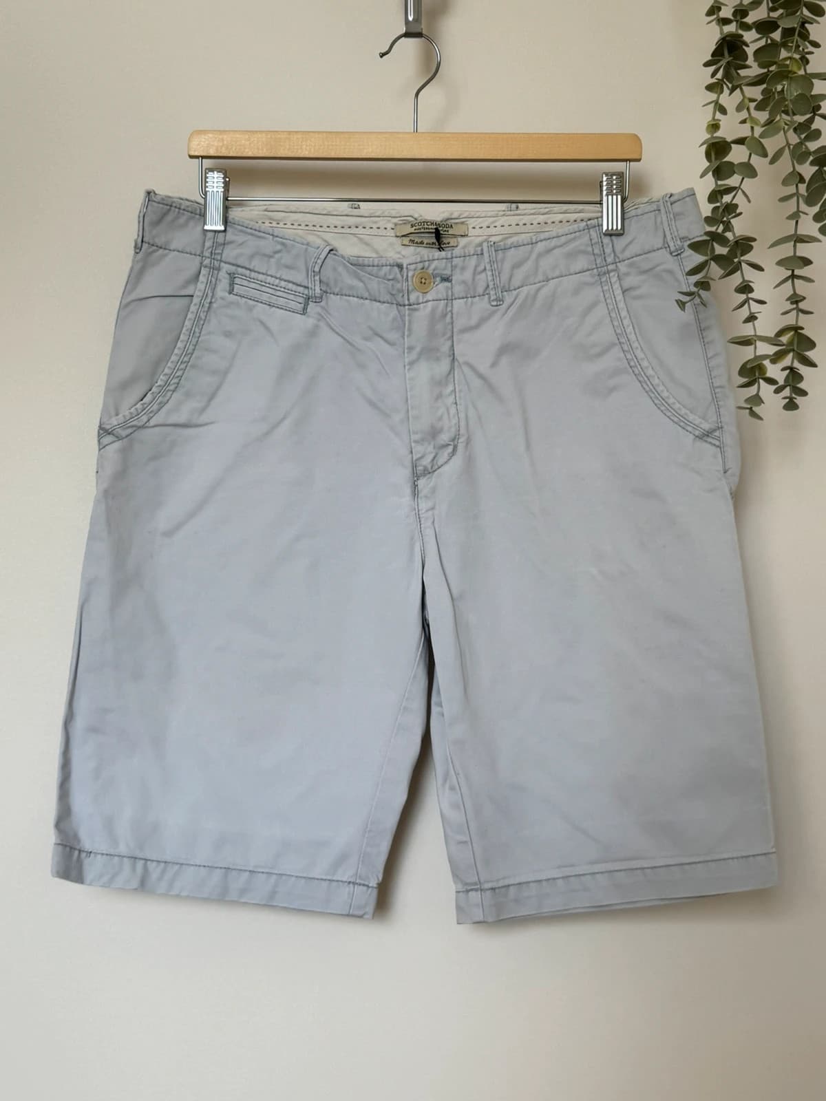 Short chino Scotch & Soda gris clair taille W32 - VG260583 - Photo 2/10