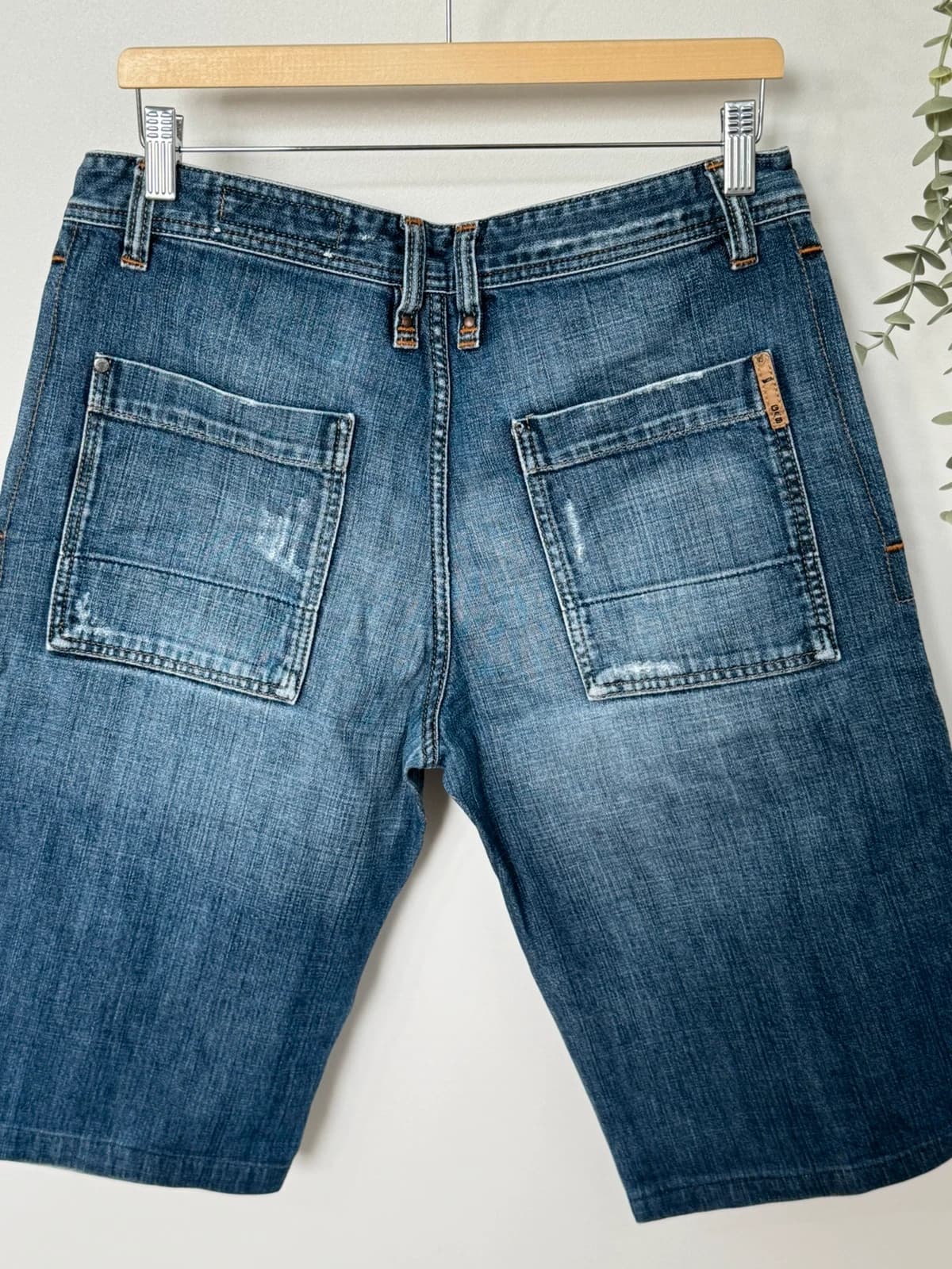 Short bermuda baggy en jean GAS bleu délavé taille W33/M - SK260663 - Photo 7/10