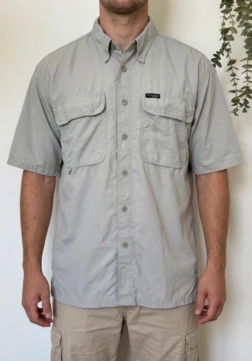 Chemise Columbia GRT Omni Dry pêche randonnée beige taille M - VG260152 - Photo 1/9