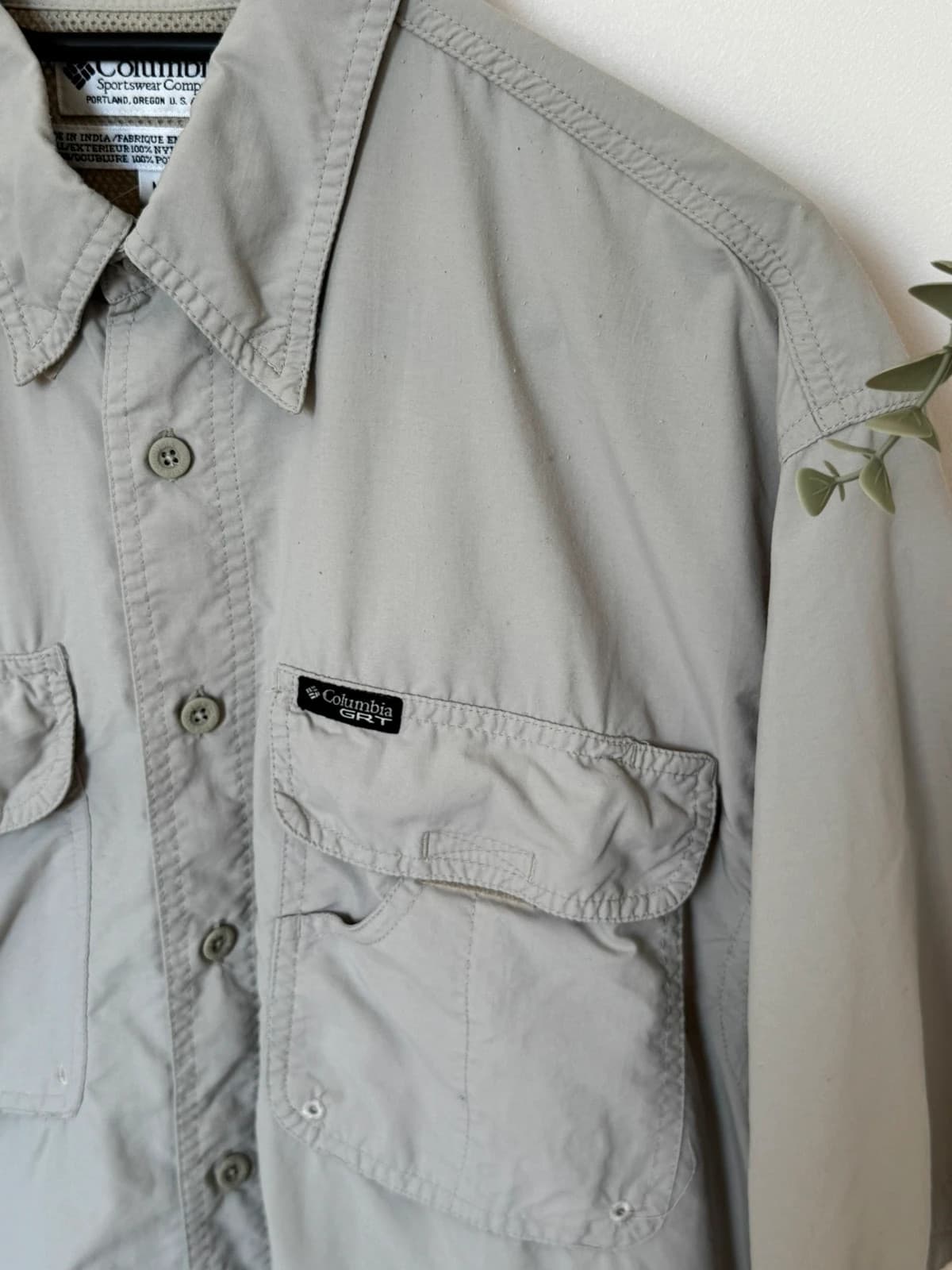 Chemise Columbia GRT Omni Dry pêche randonnée beige taille M - VG260152 - Photo 3/9