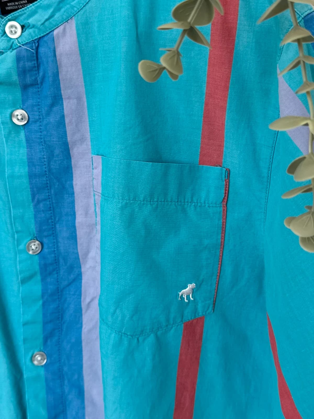 Chemise Nike SB Kevin Bradley Kevin and Hell logo chien rayée bleue taille M - SK260679 - Photo 5/10