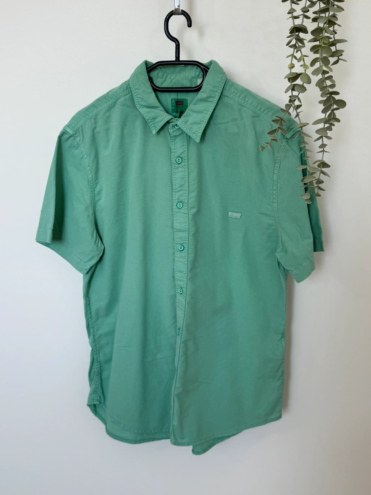 Chemise manches courtes Levi's vert menthe slim fit taille L - SK2606112 - Photo 2/10