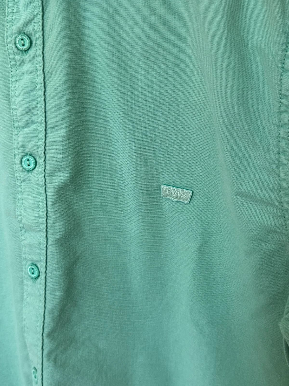Chemise manches courtes Levi's vert menthe slim fit taille L - SK2606112 - Photo 4/10