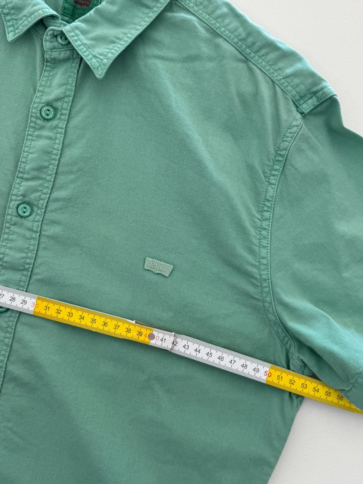 Chemise manches courtes Levi's vert menthe slim fit taille L - SK2606112 - Photo 9/10