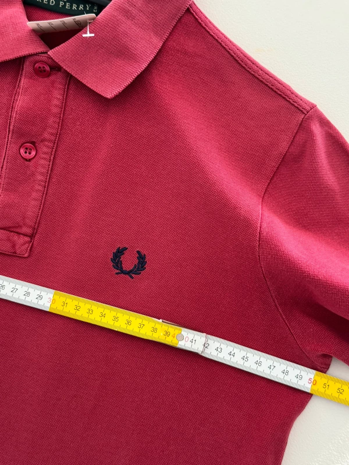 Polo piqué slim fit Fred Perry rouge framboise taille 42/M - SK2606107 - Photo 8/9