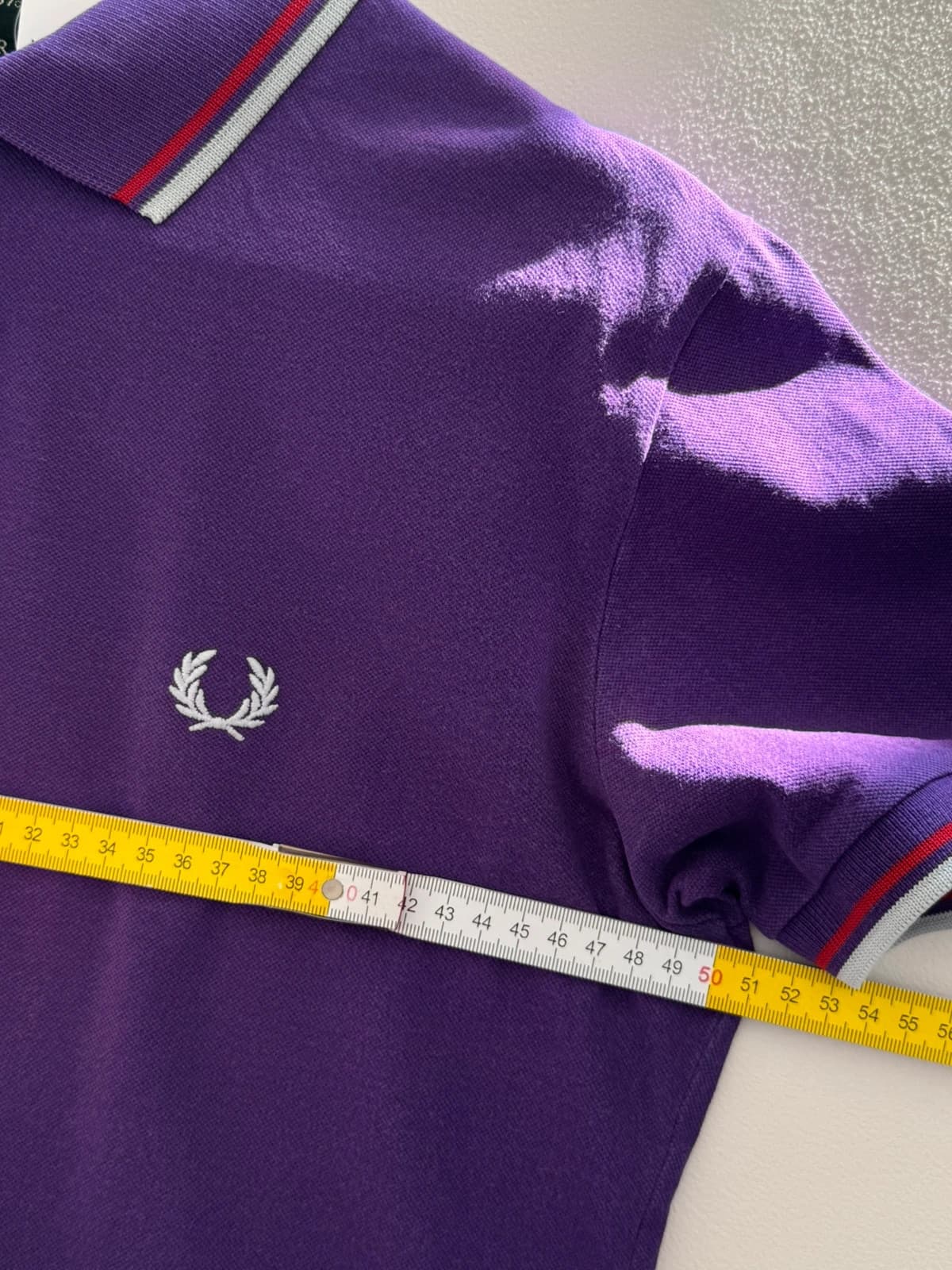 Polo piqué Fred Perry Light and Stretch violet taille 42/M - SK260648 - Photo 9/10