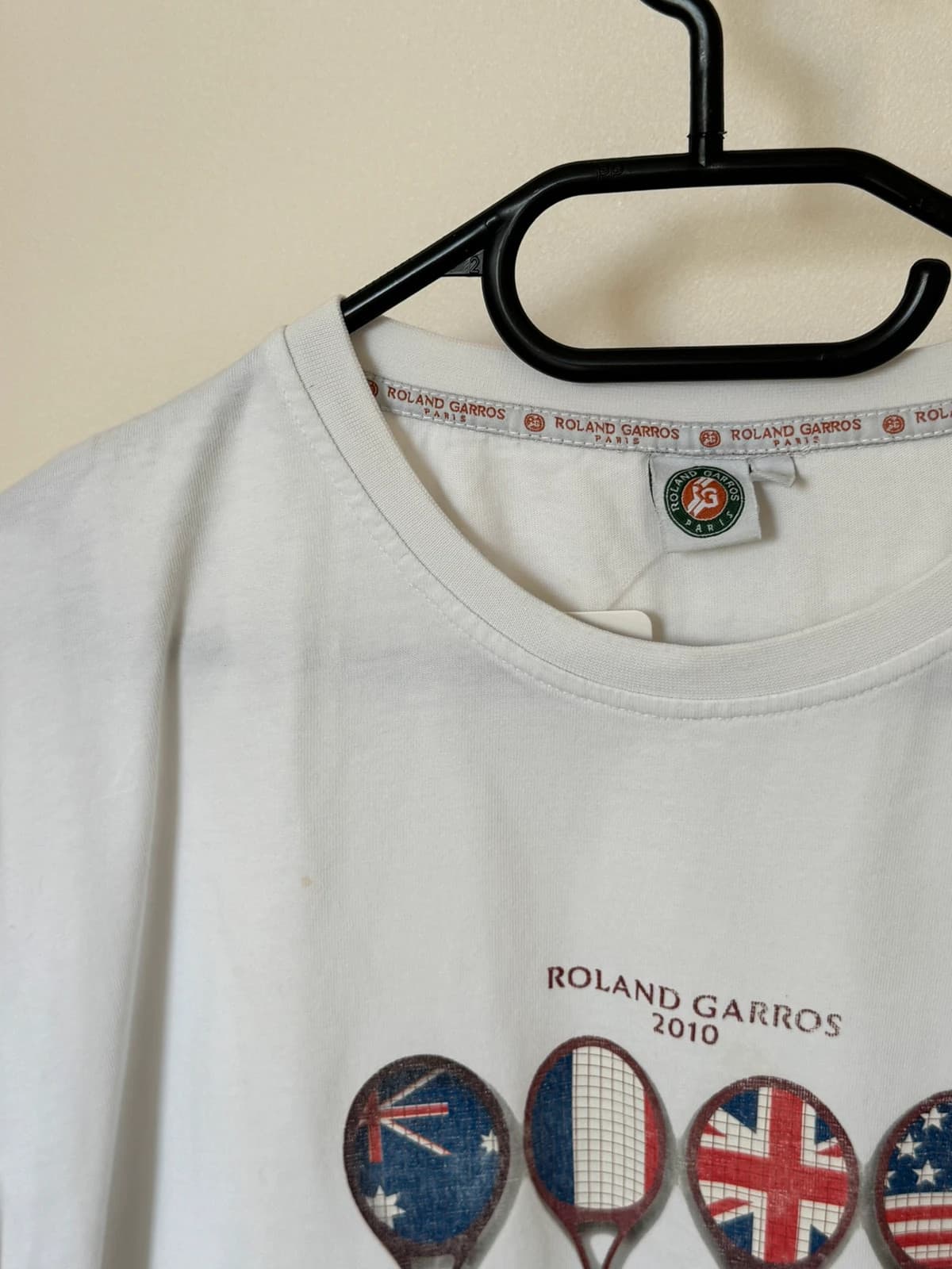 T-shirt Roland Garros 2010 blanc tennis collector taille XXL - VG260577 - Photo 5/9