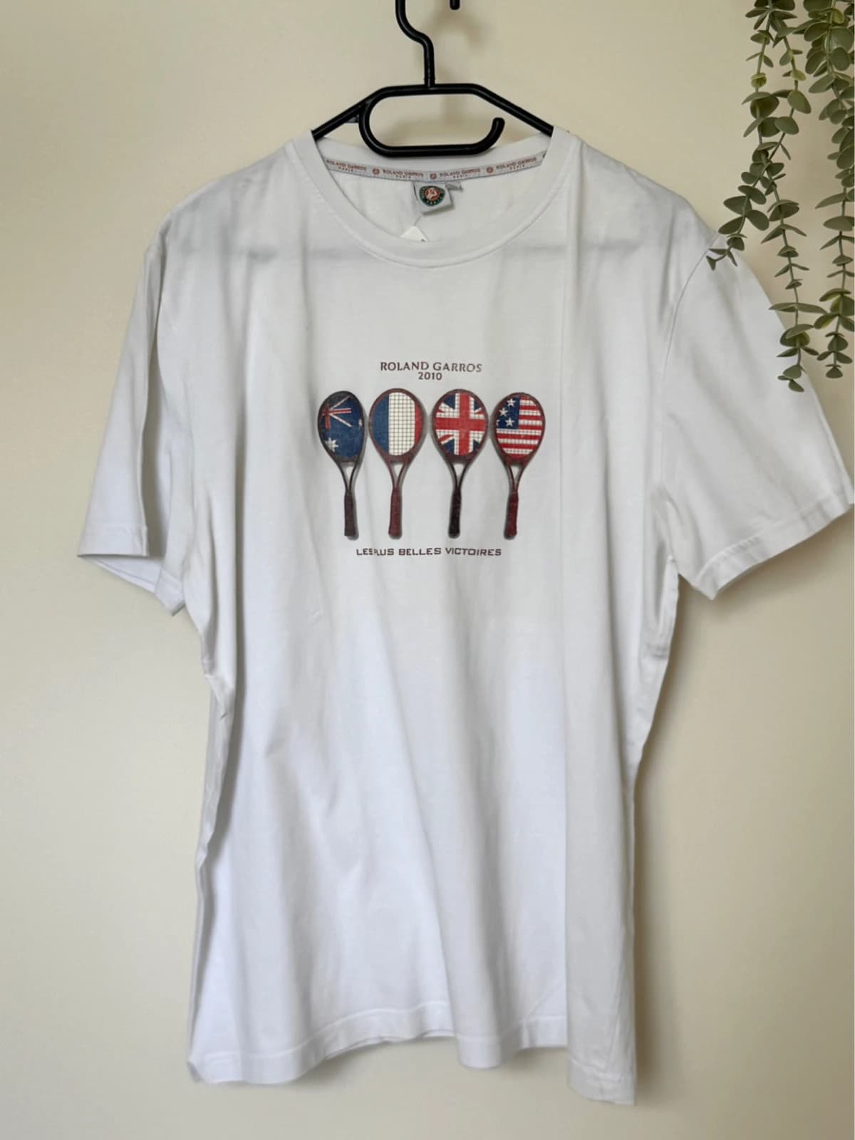 T-shirt Roland Garros 2010 blanc tennis collector taille XXL - VG260577 - Photo 2/9