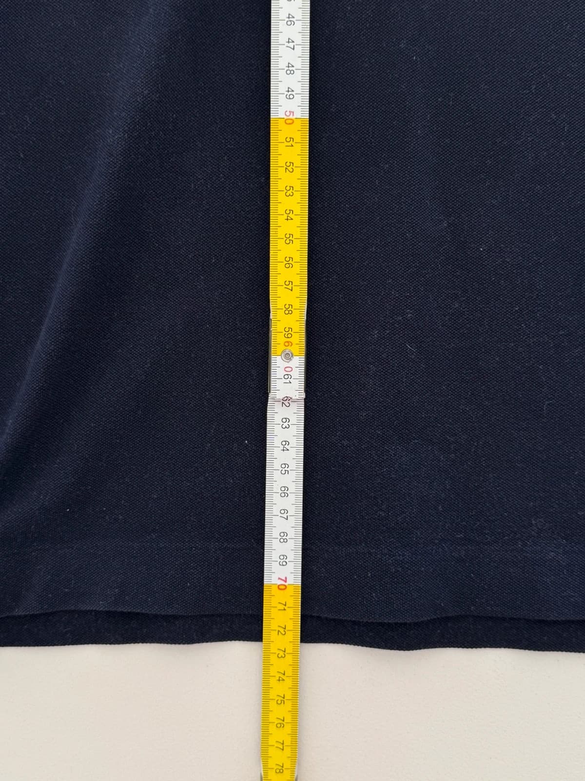 Lacoste regular fit polo piké tamsiai mėlynas su pilka apykakle, sidabriniu logotipu, dydis 5/L - SK2606103 – nuotrauka 10/10