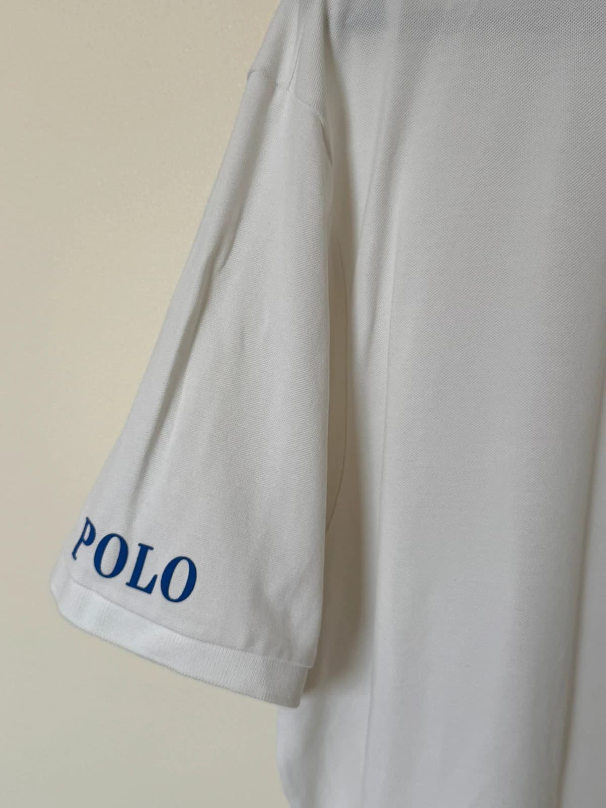 Polo performance Ralph Lauren blanc logo bleu taille XL - SK2606113 - Photo 5/10