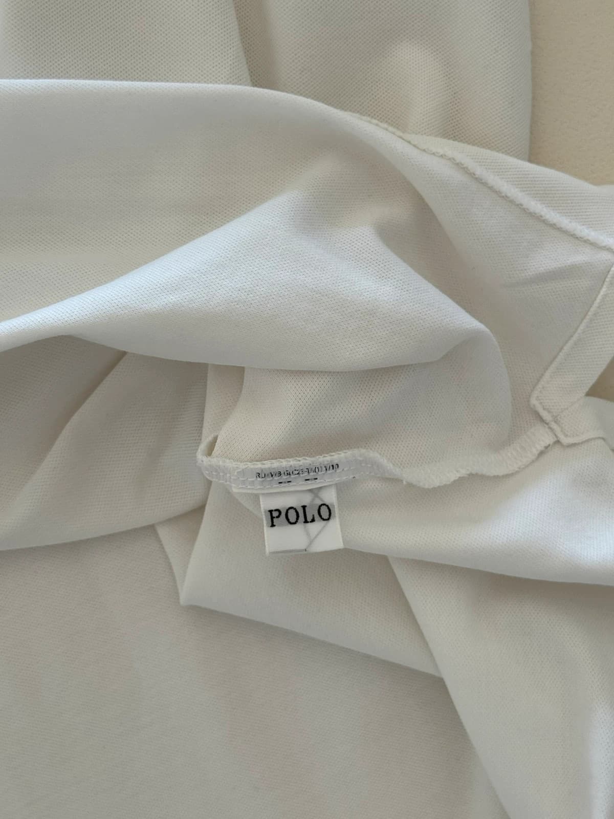 Polo performance Ralph Lauren blanc logo bleu taille XL - SK2606113 - Photo 8/10